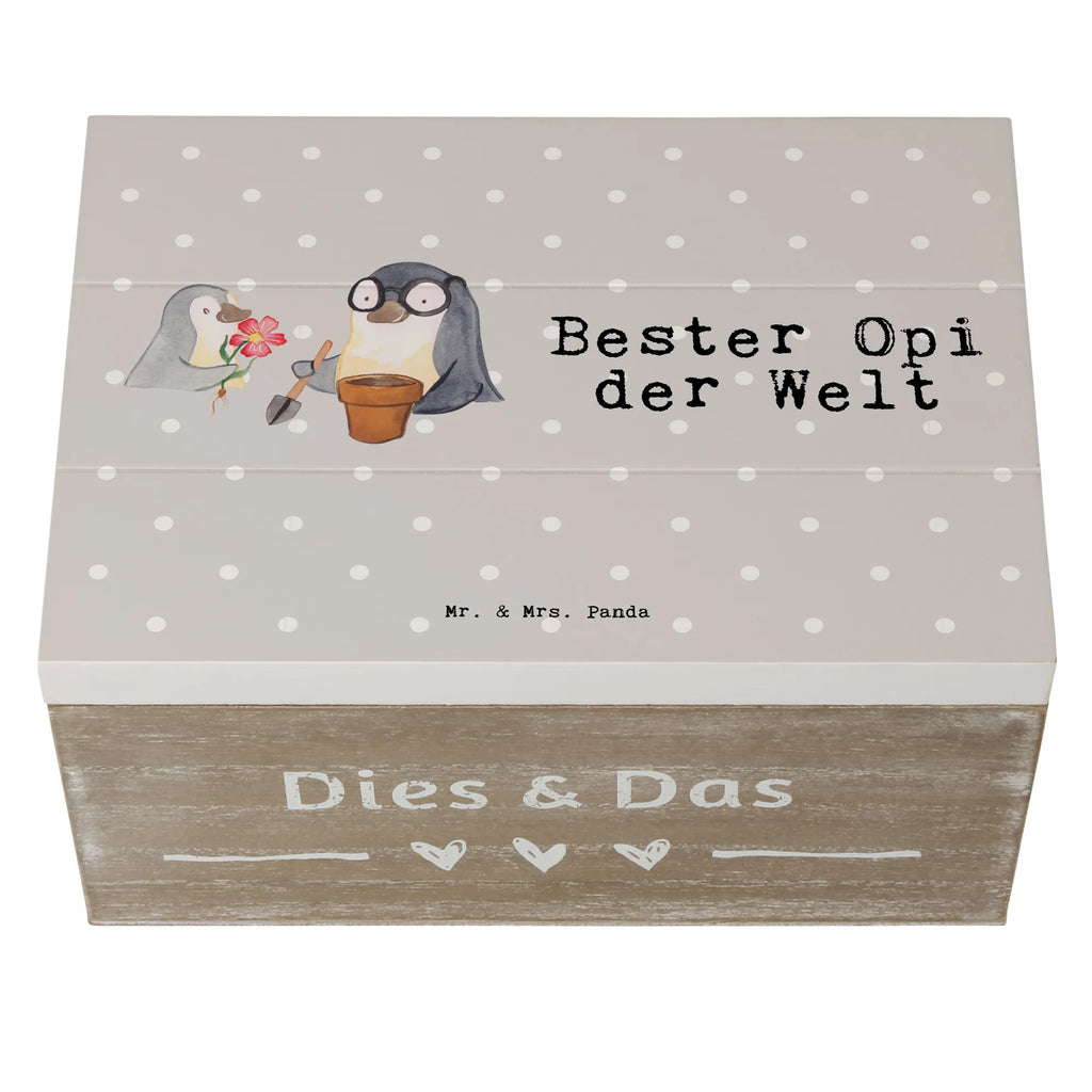 Holzkiste Pinguin Bester Opi der Welt Holzkiste, Kiste, Schatzkiste, Truhe, Schatulle, XXL, Erinnerungsbox, Erinnerungskiste, Dekokiste, Aufbewahrungsbox, Geschenkbox, Geschenkdose, für, Dankeschön, Geschenk, Schenken, Geburtstag, Geburtstagsgeschenk, Geschenkidee, Danke, Bedanken, Mitbringsel, Freude machen, Geschenktipp, Großvater, Grossvater, Opa, Opi. Großpapa, Großeltern, Nichte, Neffe, Kleinigkeit, Oppa, Oppi, Bester