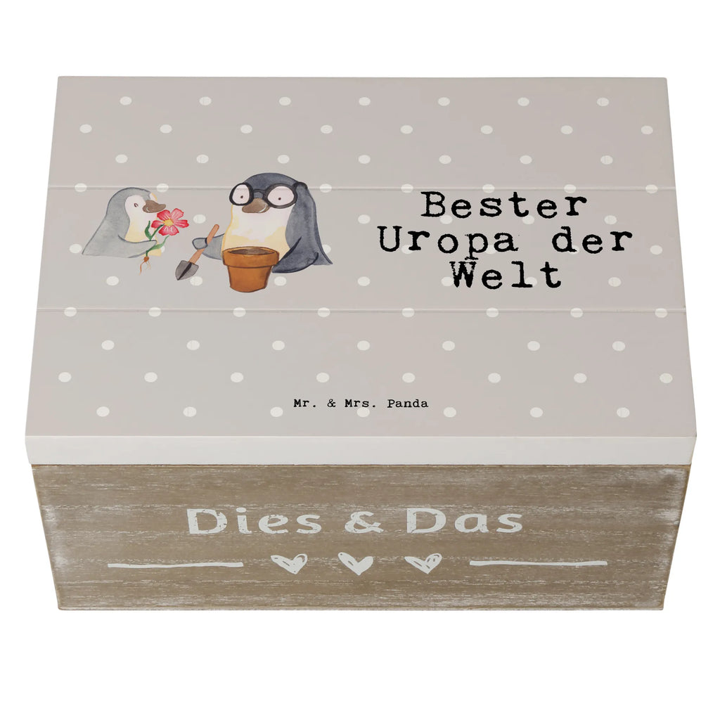 Holzkiste Pinguin Bester Uropa der Welt Holzkiste, Kiste, Schatzkiste, Truhe, Schatulle, XXL, Erinnerungsbox, Erinnerungskiste, Dekokiste, Aufbewahrungsbox, Geschenkbox, Geschenkdose, für, Dankeschön, Geschenk, Schenken, Geburtstag, Geburtstagsgeschenk, Geschenkidee, Danke, Bedanken, Mitbringsel, Freude machen, Geschenktipp, Uropa, Uhropa, Ur Opa, Urgroßeltern, Grossvater, Großvater, Opa, Opi. Großpapa, Großeltern, Enkel, Enkelin, Enkelkind, Kleinigkeit, Oppa, Oppi, Bester, Uropa Mitbringsel