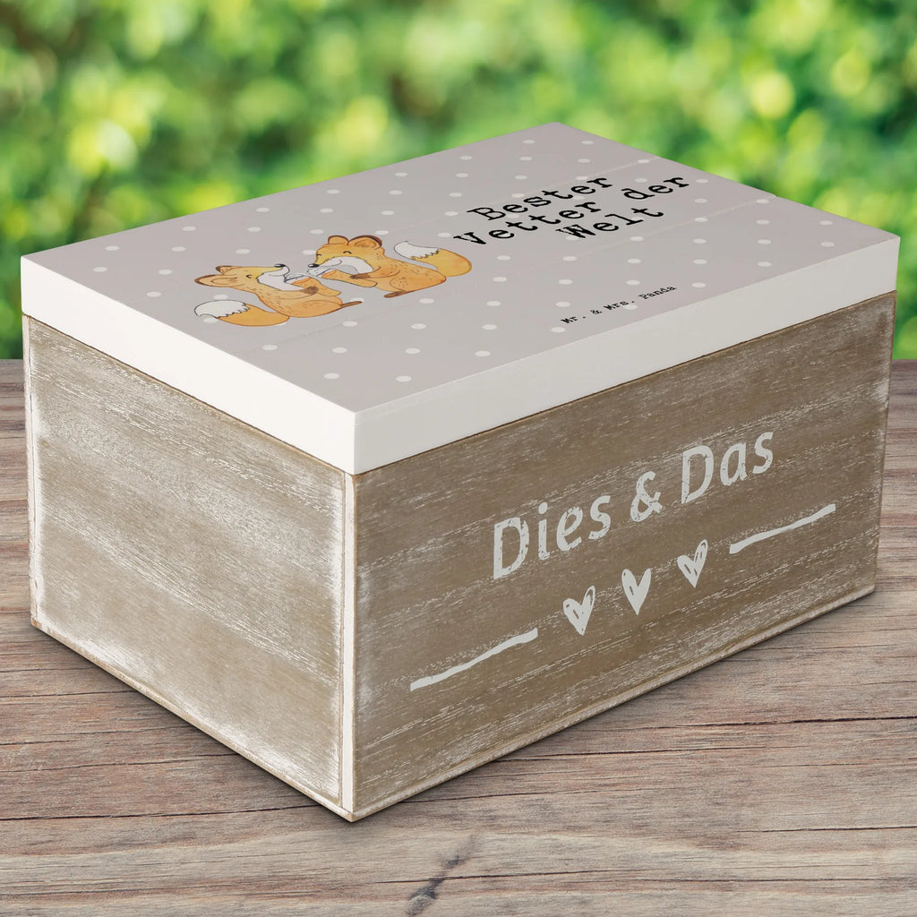 Holzkiste Fuchs Bester Vetter der Welt Holzkiste, Kiste, Schatzkiste, Truhe, Schatulle, XXL, Erinnerungsbox, Erinnerungskiste, Dekokiste, Aufbewahrungsbox, Geschenkbox, Geschenkdose, für, Dankeschön, Geschenk, Schenken, Geburtstag, Geburtstagsgeschenk, Geschenkidee, Danke, Bedanken, Mitbringsel, Freude machen, Geschenktipp, Vetter, Cousin, Kousin, Sohn von Onkel, Sohn von Tante, Familie, Verwandtschaft, Cousine