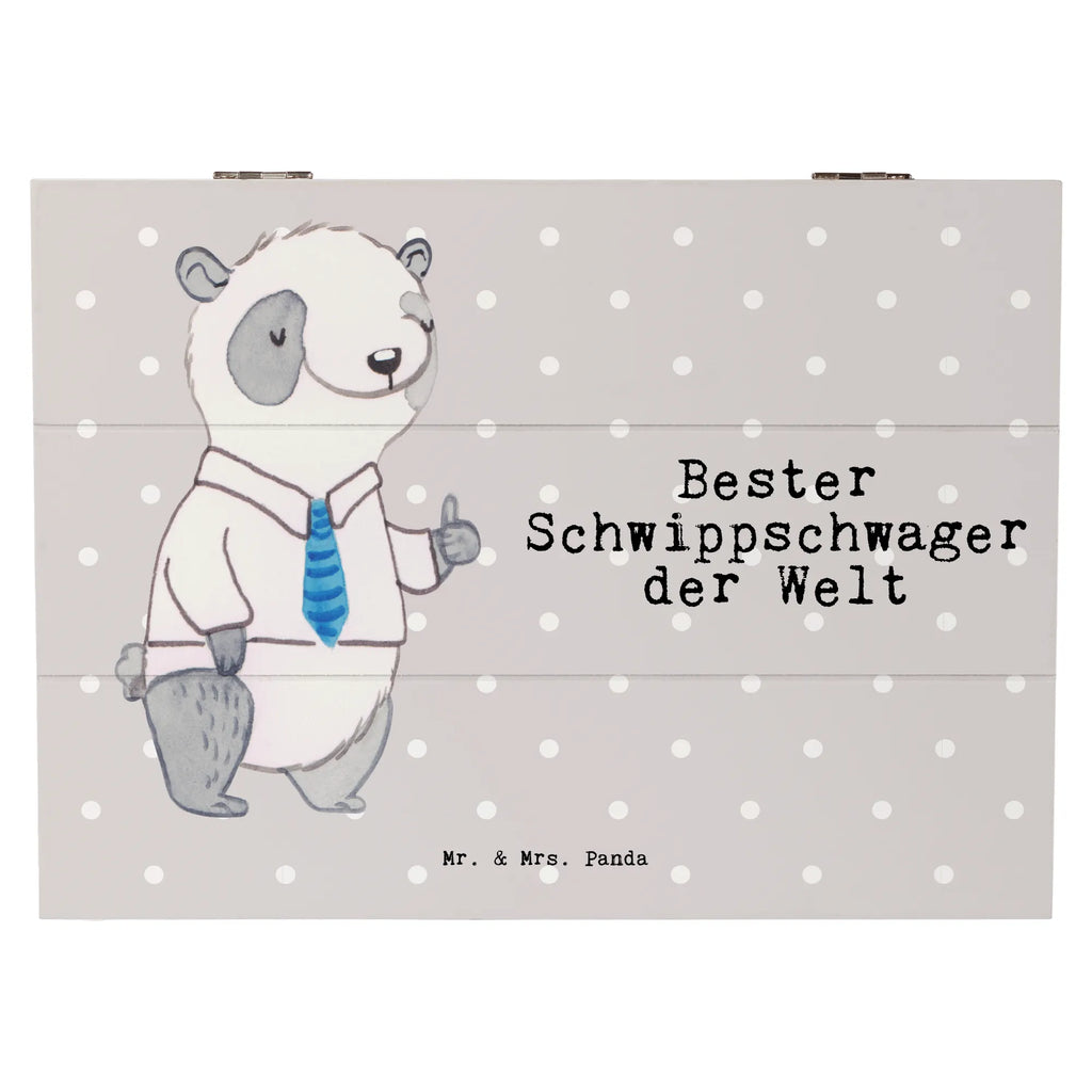 Holzkiste Panda Bester Schwippschwager der Welt Holzkiste, Kiste, Schatzkiste, Truhe, Schatulle, XXL, Erinnerungsbox, Erinnerungskiste, Dekokiste, Aufbewahrungsbox, Geschenkbox, Geschenkdose, für, Dankeschön, Geschenk, Schenken, Geburtstag, Geburtstagsgeschenk, Geschenkidee, Danke, Bedanken, Mitbringsel, Freude machen, Geschenktipp, Schwippschwager, Schwibschwager, Schwipschwager, Schwager, Schwager des Ehepartners, Familie, Verwandtschaft, angeheiratet