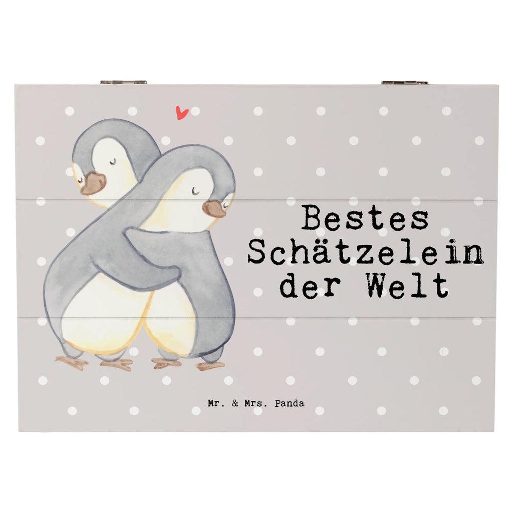 Holzkiste Pinguin Bestes Schätzelein der Welt Holzkiste, Kiste, Schatzkiste, Truhe, Schatulle, XXL, Erinnerungsbox, Erinnerungskiste, Dekokiste, Aufbewahrungsbox, Geschenkbox, Geschenkdose, für, Dankeschön, Geschenk, Schenken, Geburtstag, Geburtstagsgeschenk, Geschenkidee, Danke, Bedanken, Mitbringsel, Freude machen, Geschenktipp, Schätzelein, Schätzchen, Schatz, Schatzi, Ehemann, Ehefrau, Freundin, Freund, Frau, Mann, Kosename, Hochzeitstag