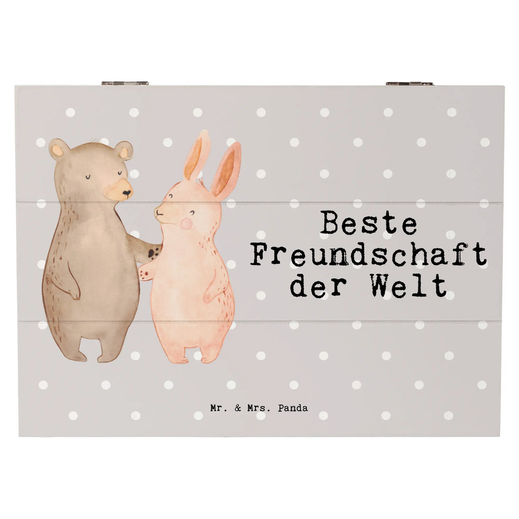 Holzkiste Hase Beste Freundschaft der Welt Holzkiste, Kiste, Schatzkiste, Truhe, Schatulle, XXL, Erinnerungsbox, Erinnerungskiste, Dekokiste, Aufbewahrungsbox, Geschenkbox, Geschenkdose, für, Dankeschön, Geschenk, Schenken, Geburtstag, Geburtstagsgeschenk, Geschenkidee, Danke, Bedanken, Mitbringsel, Freude machen, Geschenktipp, Freundschaft, Freunde, Freunde fürs Leben, best friends, Freundin, Freund, Clique, Kumpel, bae, bff