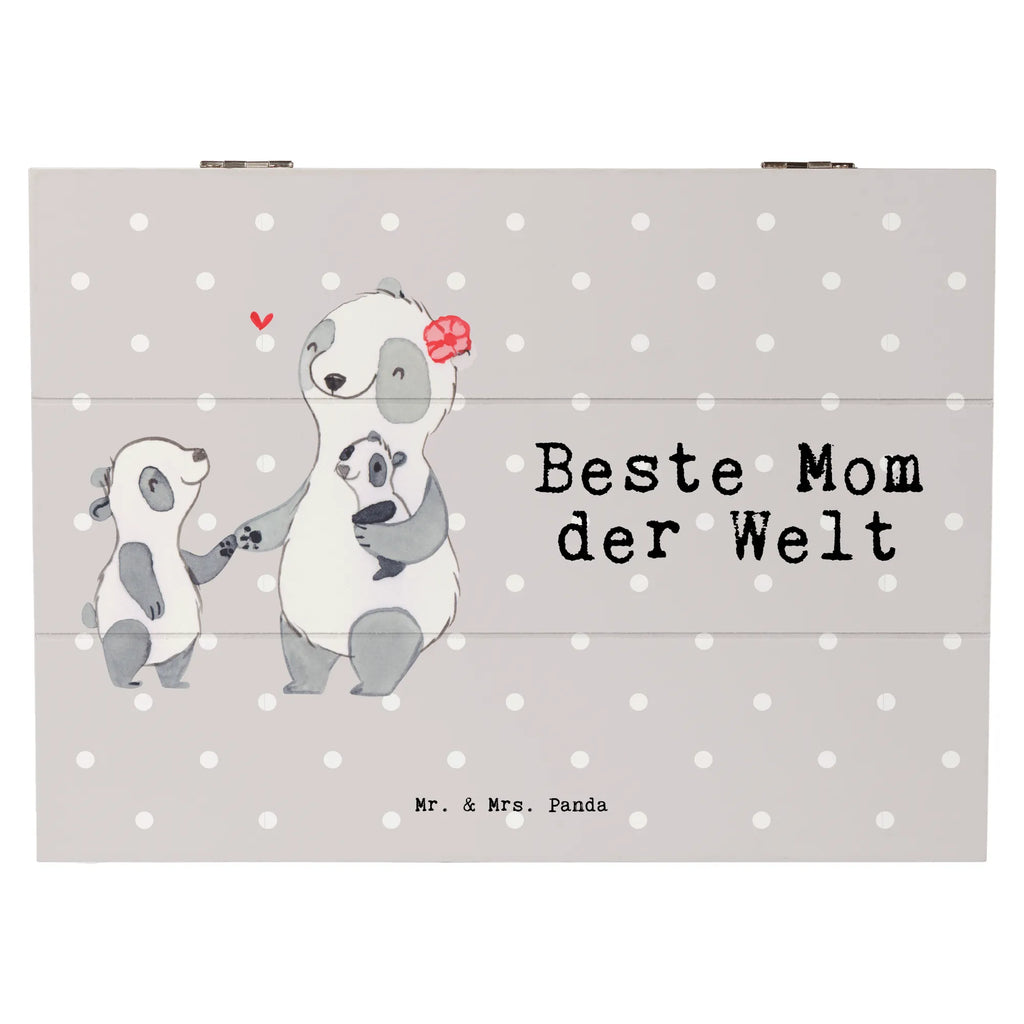 Holzkiste Panda Beste Mom der Welt Holzkiste, Kiste, Schatzkiste, Truhe, Schatulle, XXL, Erinnerungsbox, Erinnerungskiste, Dekokiste, Aufbewahrungsbox, Geschenkbox, Geschenkdose, für, Dankeschön, Geschenk, Schenken, Geburtstag, Geburtstagsgeschenk, Geschenkidee, Danke, Bedanken, Mitbringsel, Freude machen, Geschenktipp, Mom, Mommy, Mama, Mami, Mutter, Muttertag, Mutti, Ma, Tochter, Sohn, Beste Mama, Beste, Supermama