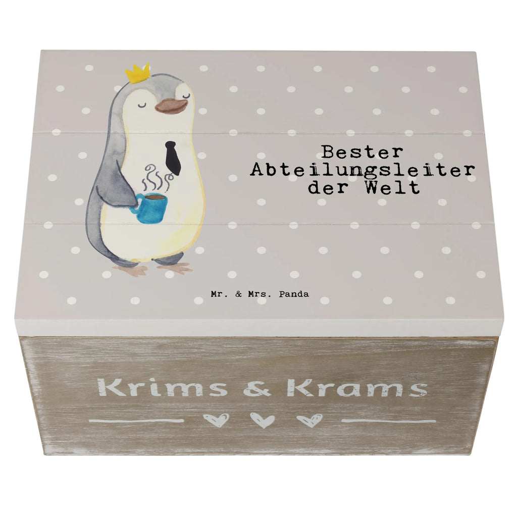 Holzkiste Pinguin Bester Abteilungsleiter der Welt Holzkiste, Kiste, Schatzkiste, Truhe, Schatulle, XXL, Erinnerungsbox, Erinnerungskiste, Dekokiste, Aufbewahrungsbox, Geschenkbox, Geschenkdose, für, Dankeschön, Geschenk, Schenken, Geburtstag, Geburtstagsgeschenk, Geschenkidee, Danke, Bedanken, Mitbringsel, Freude machen, Geschenktipp, Abteilungsleiter, Leiter, Geschäftsführer, Vorgesetzter, Kollege, Arbeit, Büro, Abschiedsgeschenk, Ruhestand, Abschied, Chef