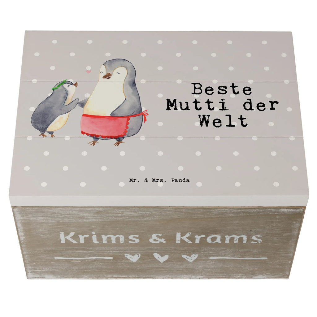 Holzkiste Pinguin Beste Mutti der Welt Holzkiste, Kiste, Schatzkiste, Truhe, Schatulle, XXL, Erinnerungsbox, Erinnerungskiste, Dekokiste, Aufbewahrungsbox, Geschenkbox, Geschenkdose, für, Dankeschön, Geschenk, Schenken, Geburtstag, Geburtstagsgeschenk, Geschenkidee, Danke, Bedanken, Mitbringsel, Freude machen, Geschenktipp, Mama, Mami, Mutter, Muttertag, Mutti, Ma, Tochter, Sohn, Beste Mama, Beste, Supermama