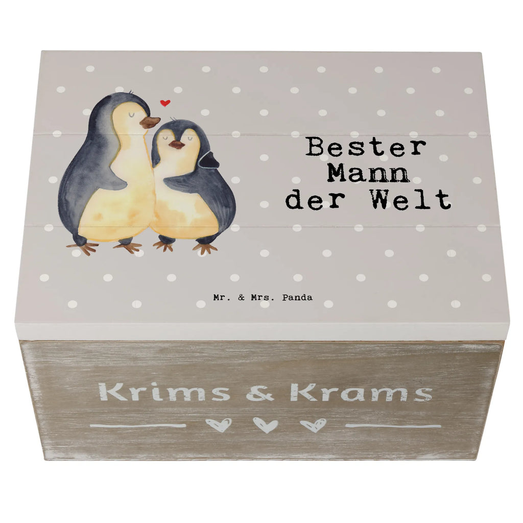 Holzkiste Pinguin Bester Mann der Welt Holzkiste, Kiste, Schatzkiste, Truhe, Schatulle, XXL, Erinnerungsbox, Erinnerungskiste, Dekokiste, Aufbewahrungsbox, Geschenkbox, Geschenkdose, für, Dankeschön, Geschenk, Schenken, Geburtstag, Geburtstagsgeschenk, Geschenkidee, Danke, Bedanken, Mitbringsel, Freude machen, Geschenktipp, Ehemann, Beste, Mann, Partner, Freund, Traummann, Liebling, Ehepartner, Ehe, Gatte, Lebensgefährte, Bräutigam, Kleinigkeit