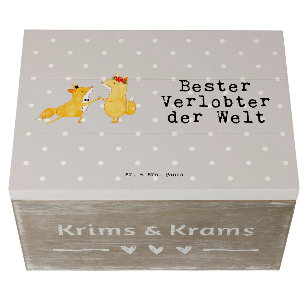 Holzkiste Fuchs Bester Verlobter der Welt Holzkiste, Kiste, Schatzkiste, Truhe, Schatulle, XXL, Erinnerungsbox, Erinnerungskiste, Dekokiste, Aufbewahrungsbox, Geschenkbox, Geschenkdose, für, Dankeschön, Geschenk, Schenken, Geburtstag, Geburtstagsgeschenk, Geschenkidee, Danke, Bedanken, Mitbringsel, Freude machen, Geschenktipp, Verlobter, Verloben, Verlobung, Traummann, Mann, Freund, Ehemann, Zukünftiger, Hochzeit, Ehe