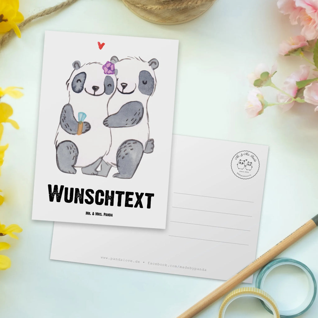 Personalisierte Postkarte Panda Beste Ehefrau der Welt Postkarte mit Namen, Postkarte bedrucken, Postkarte mit Wunschtext, Postkarte personalisierbar, Geschenkkarte mit Namen, Grußkarte mit Namen, Karte mit Namen, Einladung mit Namen, Ansichtskarte mit Namen, Geschenkkarte mit Wunschtext, Grußkarte mit Wunschtext, Karte mit Wunschtext, Einladung mit Wunschtext, Ansichtskarte mit Wunschtext, für, Dankeschön, Geschenk, Schenken, Geburtstag, Geburtstagsgeschenk, Geschenkidee, Danke, Bedanken, Mitbringsel, Freude machen, Geschenktipp, Ehefrau, Beste, Frau, Partnerin, Freundin, Traumfrau, Hochzeit, Liebling, Ehepartner, Ehe, Gattin, Lebensgefährtin, Braut, Kleinigkeit