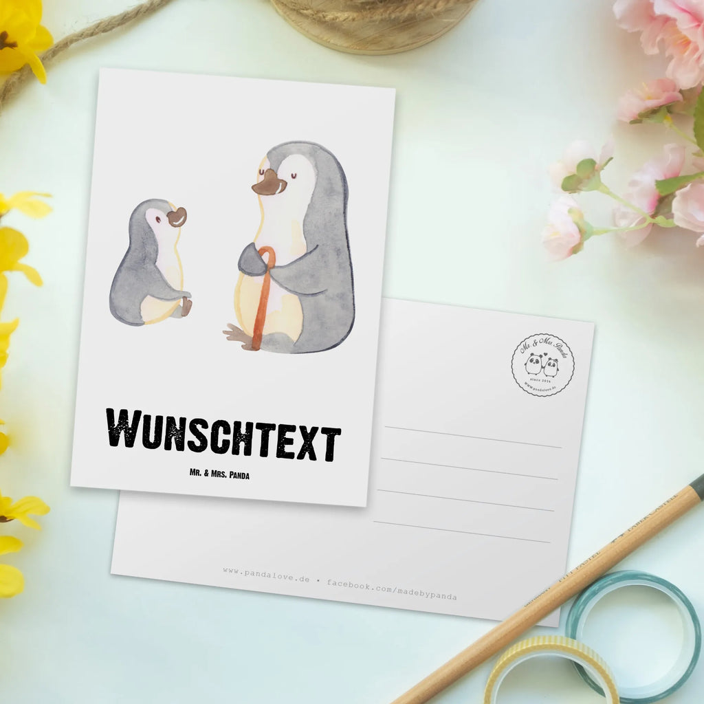 Personalisierte Postkarte Pinguin Bester Opa der Welt Postkarte mit Namen, Postkarte bedrucken, Postkarte mit Wunschtext, Postkarte personalisierbar, Geschenkkarte mit Namen, Grußkarte mit Namen, Karte mit Namen, Einladung mit Namen, Ansichtskarte mit Namen, Geschenkkarte mit Wunschtext, Grußkarte mit Wunschtext, Karte mit Wunschtext, Einladung mit Wunschtext, Ansichtskarte mit Wunschtext, für, Dankeschön, Geschenk, Schenken, Geburtstag, Geburtstagsgeschenk, Geschenkidee, Danke, Bedanken, Mitbringsel, Freude machen, Geschenktipp, Großvater, Grossvater, Opa, Opi. Großpapa, Großeltern, Enkel, Enkelin, Enkelkind, Kleinigkeit, Oppa, Oppi, Bester