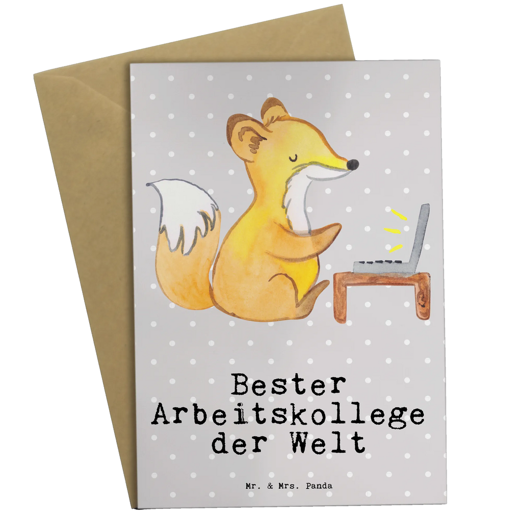 Grußkarte Fuchs Bester Arbeitskollege der Welt Grußkarte, Klappkarte, Einladungskarte, Glückwunschkarte, Hochzeitskarte, Geburtstagskarte, Karte, Ansichtskarten, für, Dankeschön, Geschenk, Schenken, Geburtstag, Geburtstagsgeschenk, Geschenkidee, Danke, Bedanken, Mitbringsel, Freude machen, Geschenktipp, Arbeitskollege, Kollege, Büro, Abschiedsgeschenk, Ruhestand, Arbeit, Mitarbeiter, Berufsgenosse, Beruf