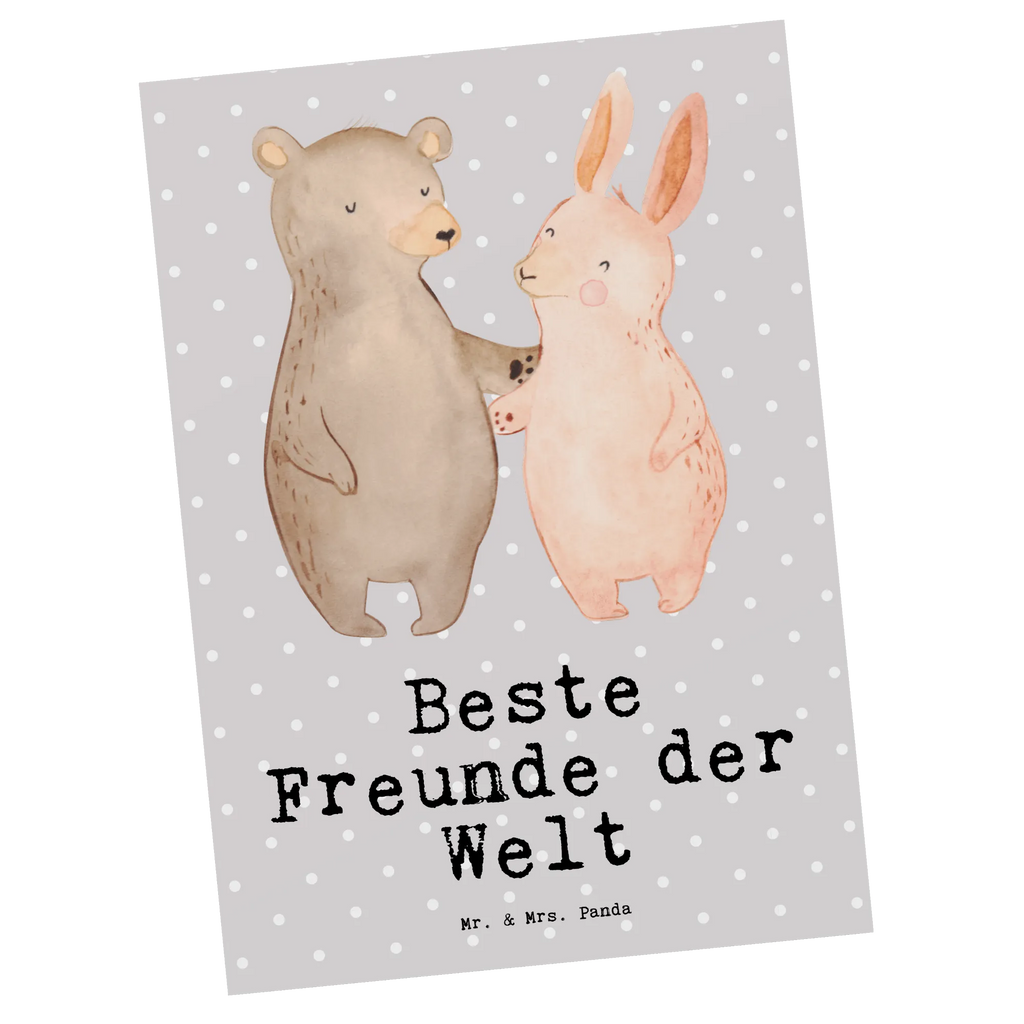 Postkarte Hase Beste Freunde der Welt Postkarte, Karte, Geschenkkarte, Grußkarte, Einladung, Ansichtskarte, Geburtstagskarte, Einladungskarte, Dankeskarte, Ansichtskarten, Einladung Geburtstag, Einladungskarten Geburtstag, für, Dankeschön, Geschenk, Schenken, Geburtstag, Geburtstagsgeschenk, Geschenkidee, Danke, Bedanken, Mitbringsel, Freude machen, Geschenktipp, Freunde, best friends, Freundschaft, Freundin, Freund, Clique, Kumpel, bae, bff