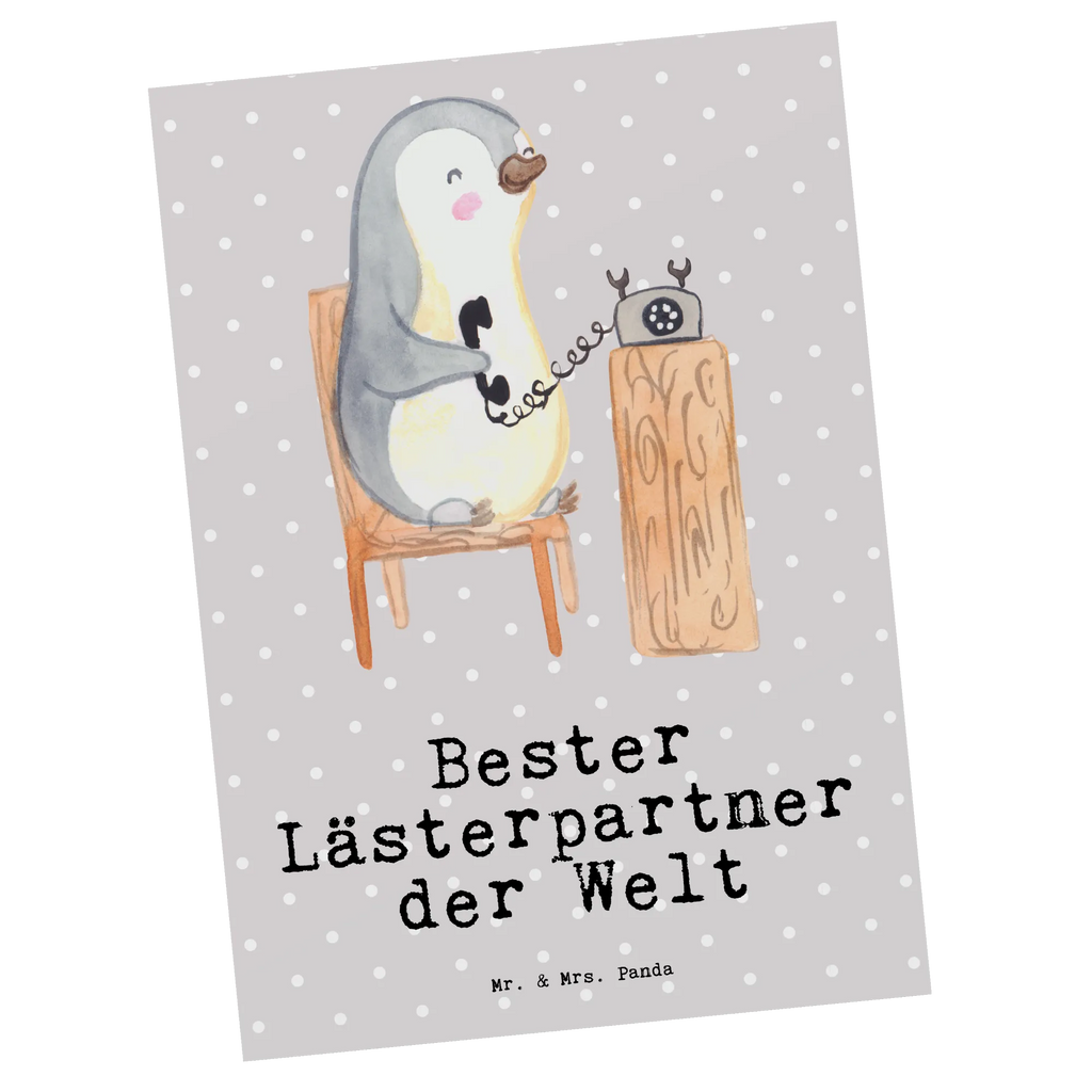 Postkarte Pinguin Bester Lästerpartner der Welt Postkarte, Karte, Geschenkkarte, Grußkarte, Einladung, Ansichtskarte, Geburtstagskarte, Einladungskarte, Dankeskarte, Ansichtskarten, Einladung Geburtstag, Einladungskarten Geburtstag, für, Dankeschön, Geschenk, Schenken, Geburtstag, Geburtstagsgeschenk, Geschenkidee, Danke, Bedanken, Mitbringsel, Freude machen, Geschenktipp, Lästerpartner, Lesterpartner, lestern, Lästerschwester, Lästern, beste Freundin, Freundin, Spaß, bff