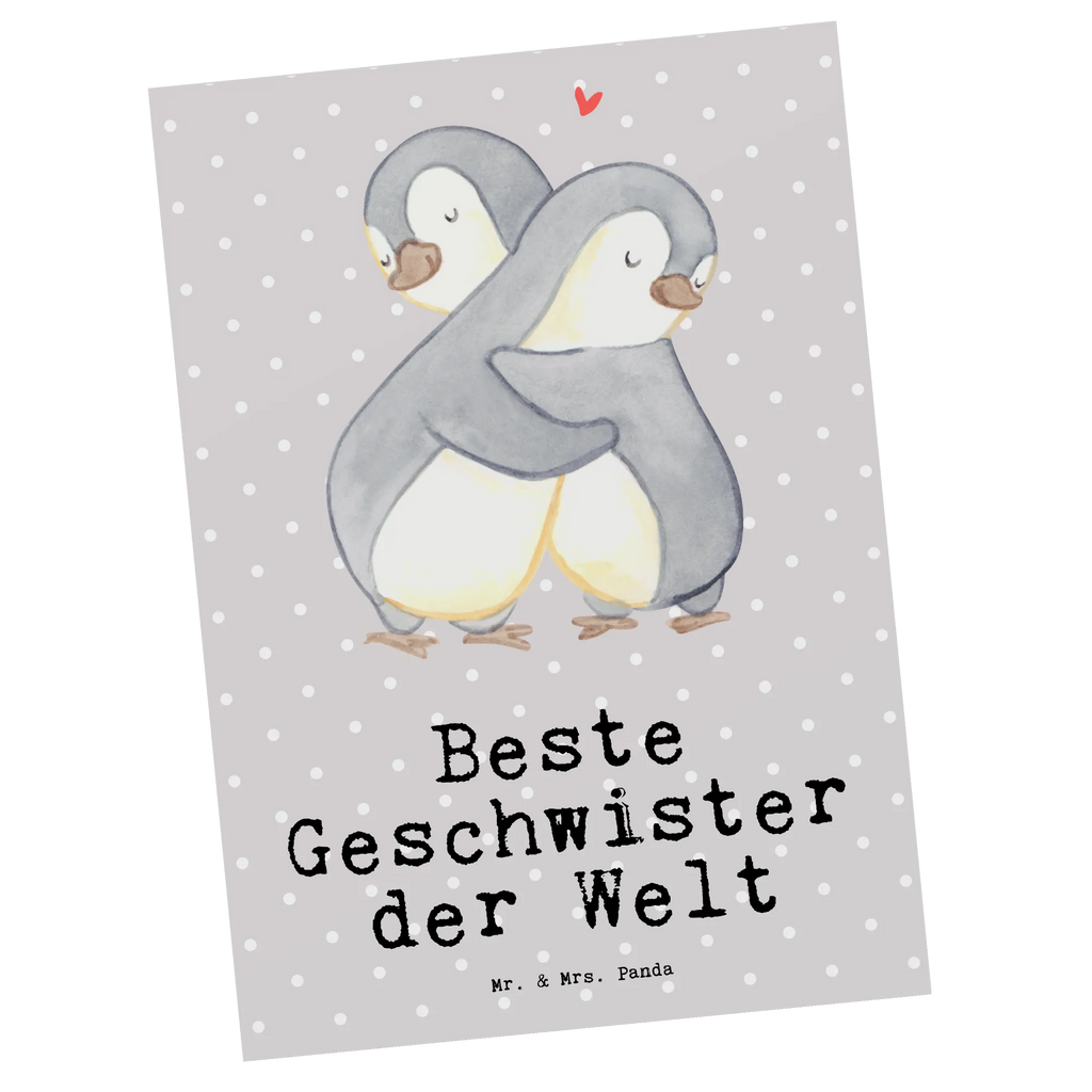 Postkarte Pinguin Beste Geschwister der Welt Postkarte, Karte, Geschenkkarte, Grußkarte, Einladung, Ansichtskarte, Geburtstagskarte, Einladungskarte, Dankeskarte, Ansichtskarten, Einladung Geburtstag, Einladungskarten Geburtstag, für, Dankeschön, Geschenk, Schenken, Geburtstag, Geburtstagsgeschenk, Geschenkidee, Danke, Bedanken, Mitbringsel, Freude machen, Geschenktipp, Geschwister, Geschwisterchen, Bruder, Schwester, Schwestern, Brüder, Familie, Nachwuchs