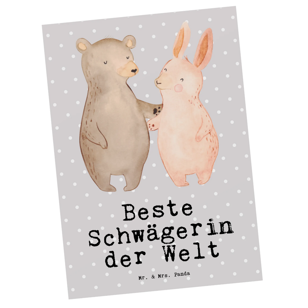 Postkarte Hase Beste Schwägerin der Welt Postkarte, Karte, Geschenkkarte, Grußkarte, Einladung, Ansichtskarte, Geburtstagskarte, Einladungskarte, Dankeskarte, Ansichtskarten, Einladung Geburtstag, Einladungskarten Geburtstag, für, Dankeschön, Geschenk, Schenken, Geburtstag, Geburtstagsgeschenk, Geschenkidee, Danke, Bedanken, Mitbringsel, Freude machen, Geschenktipp, Schwägerin, Schwähgerin, Schwippschwägerin, Familie, Verwandtschaft, angeheiratet, Frau, Ehemann, Schwester, Ehefrau, Bruder, Partner