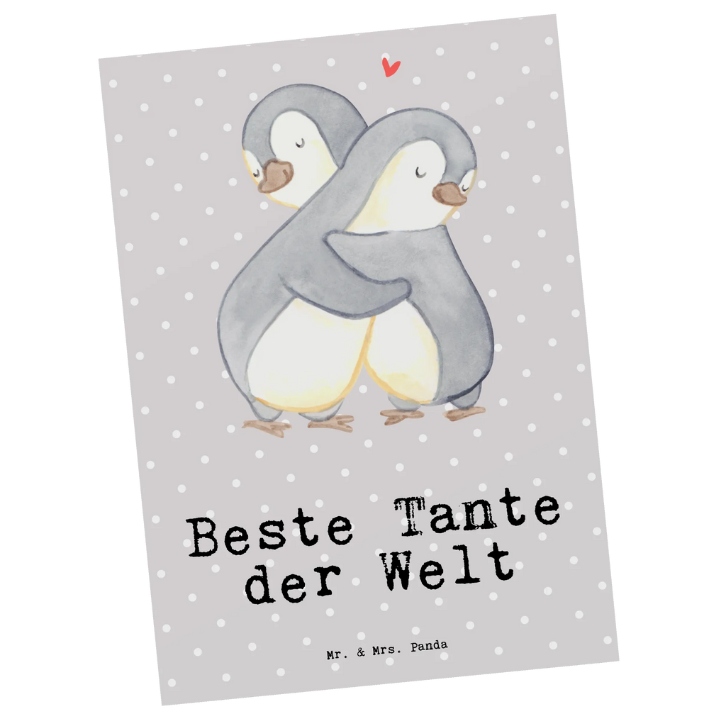 Postkarte Pinguin Beste Tante der Welt Postkarte, Karte, Geschenkkarte, Grußkarte, Einladung, Ansichtskarte, Geburtstagskarte, Einladungskarte, Dankeskarte, Ansichtskarten, Einladung Geburtstag, Einladungskarten Geburtstag, für, Dankeschön, Geschenk, Schenken, Geburtstag, Geburtstagsgeschenk, Geschenkidee, Danke, Bedanken, Mitbringsel, Freude machen, Geschenktipp, Tante, Patentante, Paten Tante, Lieblingstante, Taufpartner, Taufe, Familie, Kleinigkeit, Nichte, Neffe