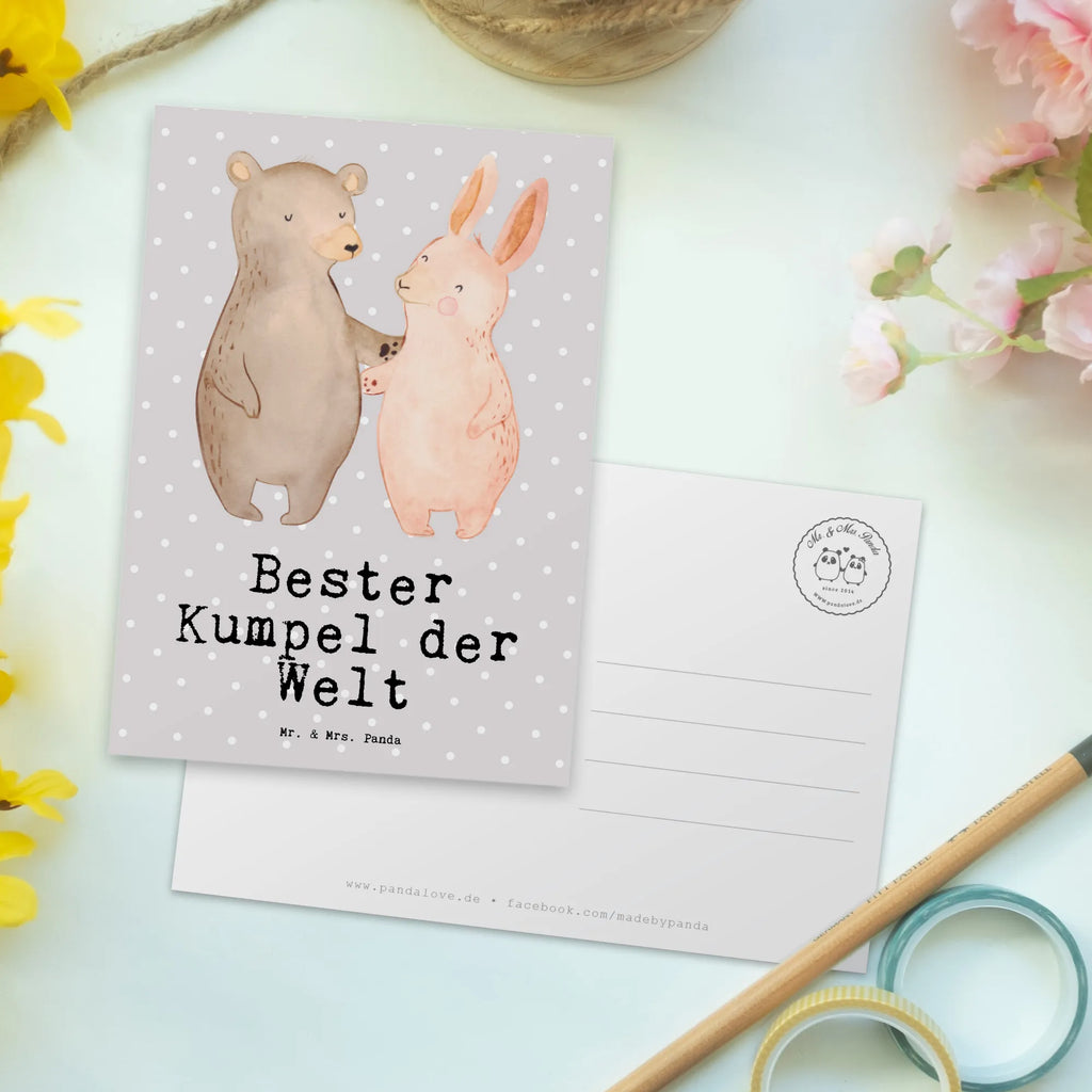 Postkarte Hase Bester Kumpel der Welt Postkarte, Karte, Geschenkkarte, Grußkarte, Einladung, Ansichtskarte, Geburtstagskarte, Einladungskarte, Dankeskarte, Ansichtskarten, Einladung Geburtstag, Einladungskarten Geburtstag, für, Dankeschön, Geschenk, Schenken, Geburtstag, Geburtstagsgeschenk, Geschenkidee, Danke, Bedanken, Mitbringsel, Freude machen, Geschenktipp, Kumpel, Kumpane, bester Freund, Bro, Buddy, Kollege, best friends, Freundschaft, Liebster, Bester