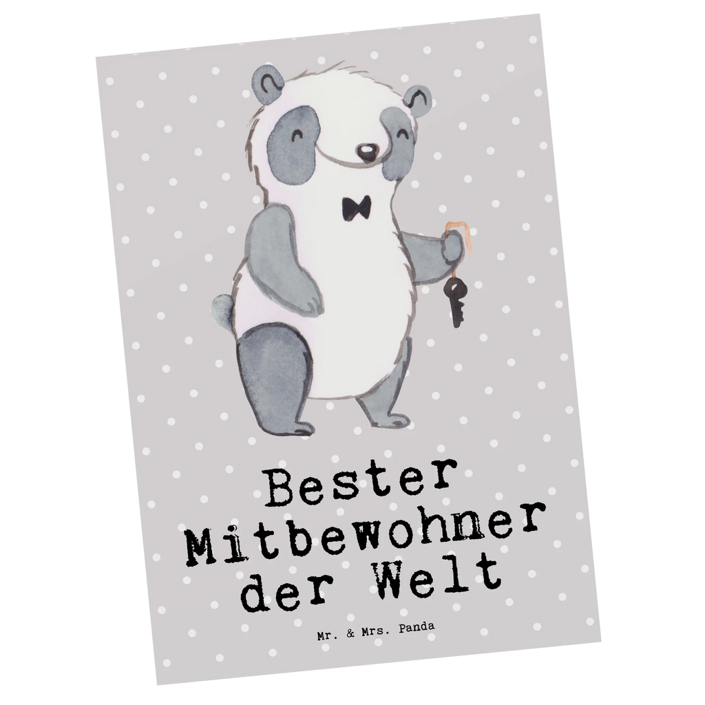 Postkarte Panda Bester Mitbewohner der Welt Postkarte, Karte, Geschenkkarte, Grußkarte, Einladung, Ansichtskarte, Geburtstagskarte, Einladungskarte, Dankeskarte, Ansichtskarten, Einladung Geburtstag, Einladungskarten Geburtstag, für, Dankeschön, Geschenk, Schenken, Geburtstag, Geburtstagsgeschenk, Geschenkidee, Danke, Bedanken, Mitbringsel, Freude machen, Geschenktipp, Mitbewohner, WG, Zimmernachbar, Wohngemeinschaft, WG-Bewohner, Zimmerkollege, Zimmergenosse, Stubenkamerad