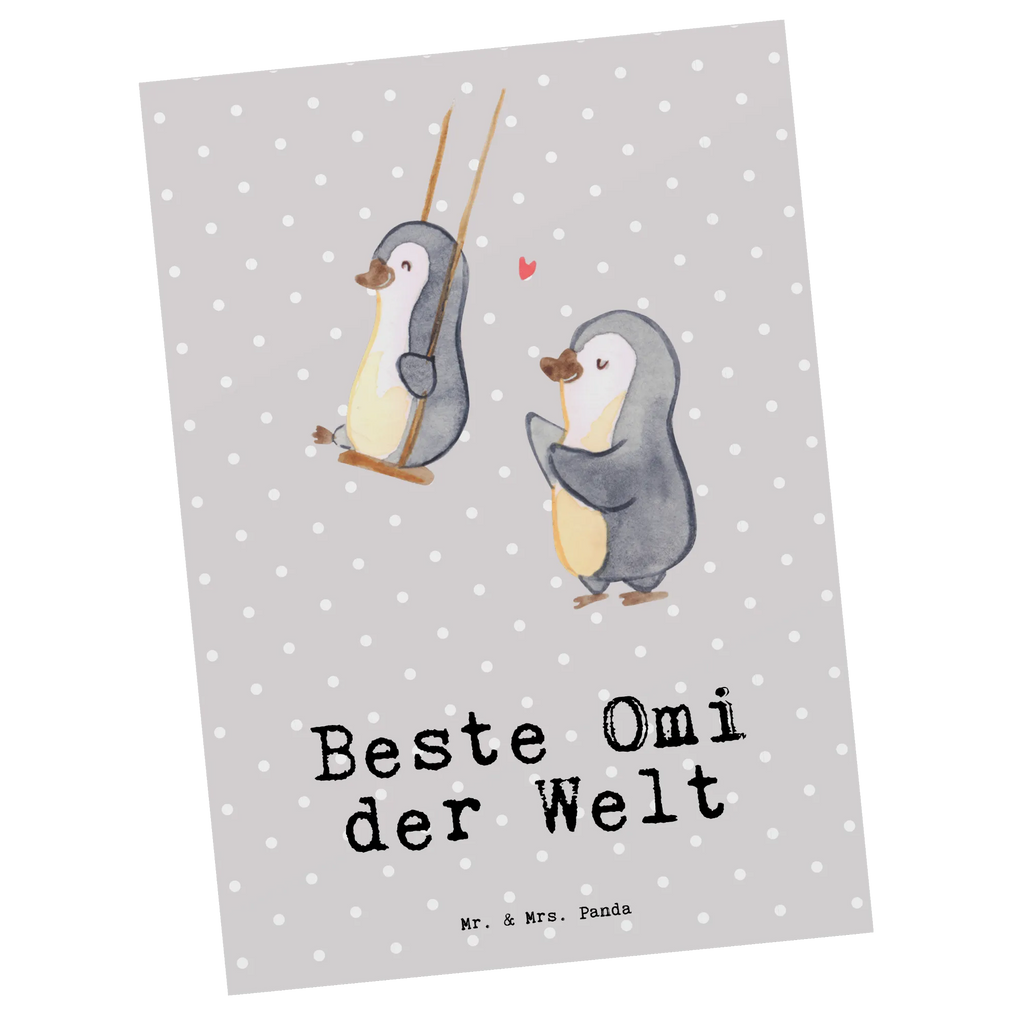 Postkarte Pinguin Beste Omi der Welt Postkarte, Karte, Geschenkkarte, Grußkarte, Einladung, Ansichtskarte, Geburtstagskarte, Einladungskarte, Dankeskarte, Ansichtskarten, Einladung Geburtstag, Einladungskarten Geburtstag, für, Dankeschön, Geschenk, Schenken, Geburtstag, Geburtstagsgeschenk, Geschenkidee, Danke, Bedanken, Mitbringsel, Freude machen, Geschenktipp, Großmutter, Oma, Omi, Großpapa, Großmama, Enkel, Enkelin, Enkelkind, Kleinigkeit, Ommi, Omma, Bester