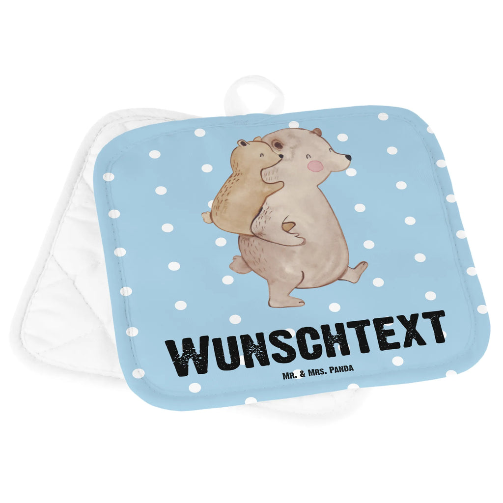 Personalisierte Topflappen Papa Bär Topflappen personalisiert, Personalisierte Topfuntersetzer, Personalisierter Ofenhandschuh, Topflappen Set personalisiert, Topflappen mit Namen, Namensaufdruck, Familie, Vatertag, Muttertag, Bruder, Schwester, Mama, Papa, Oma, Opa, Geschenk, Vater, Papi, Vati, Onkel, Geburtstag