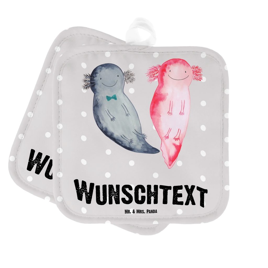 Personalisierte Topflappen Axolotl Axel+Lotte Topflappen personalisiert, Personalisierte Topfuntersetzer, Personalisierter Ofenhandschuh, Topflappen Set personalisiert, Topflappen mit Namen, Namensaufdruck, Axolotl, Molch, Axolot, Schwanzlurch, Lurch, Lurche, Liebe, große Liebe, Liebesbeweis, Freund, Verlobter, Ehemann, Jahrestag, Valentinstag