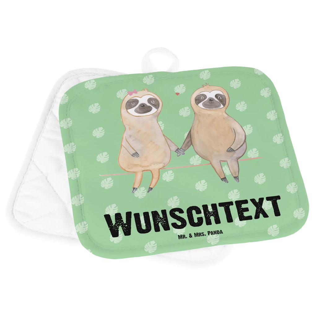 Personalisierte Topflappen Faultier Pärchen Topflappen personalisiert, Personalisierte Topfuntersetzer, Personalisierter Ofenhandschuh, Topflappen Set personalisiert, Topflappen mit Namen, Namensaufdruck, Faultier, Faultier Geschenk, Faultier Deko, Faultiere, faul, Lieblingstier, Liebe, Liebespaar, Faultierliebe, Faultierpärchen, verliebt, verlobt, gemeinsam, relaxen, Pärchen, Beziehung, Langsamkeit