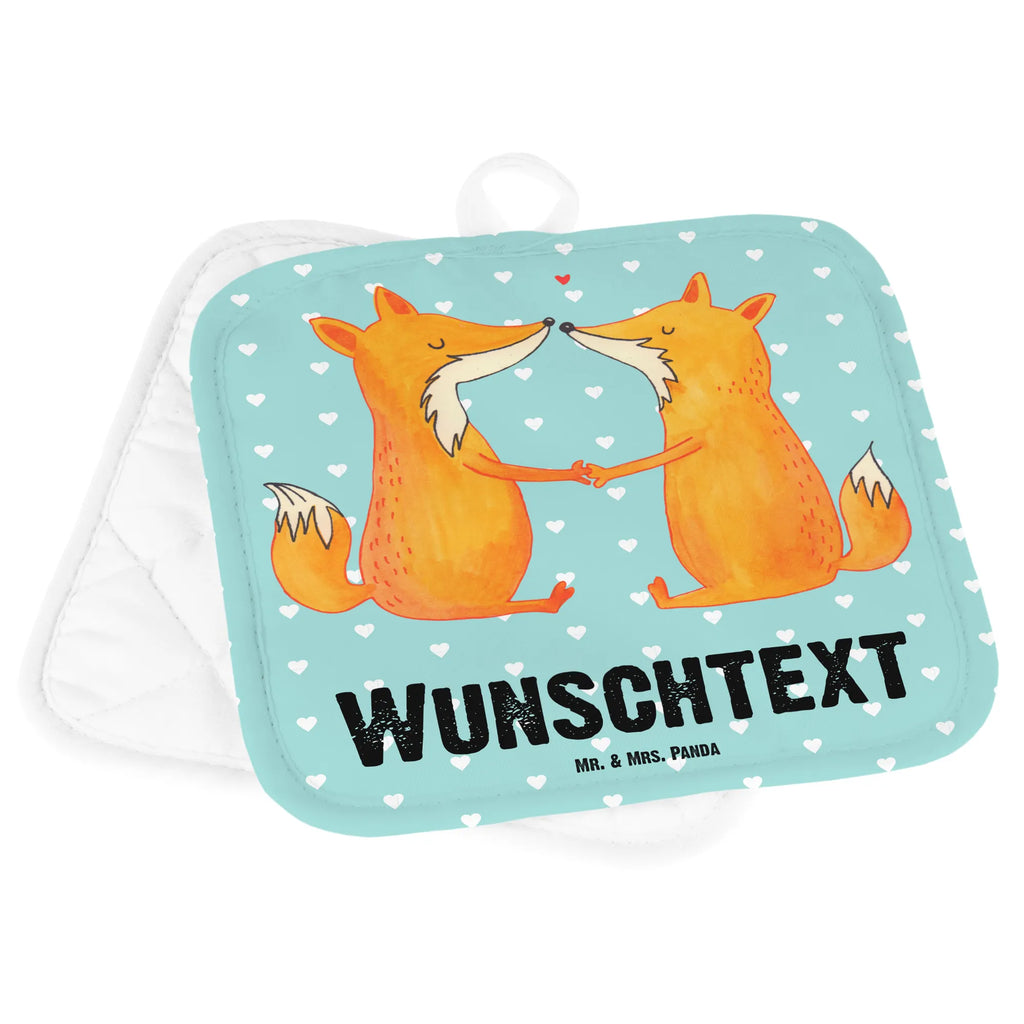 Personalisierte Topflappen Füchse Liebe Topflappen personalisiert, Personalisierte Topfuntersetzer, Personalisierter Ofenhandschuh, Topflappen Set personalisiert, Topflappen mit Namen, Namensaufdruck, Fuchs, Füchse, Fox, Liebe, Liebespaar, Paar, Partner, Freundin, Freund, Ehe, Verlobte, Ehemann, Ehefrau, Liebesbeweis