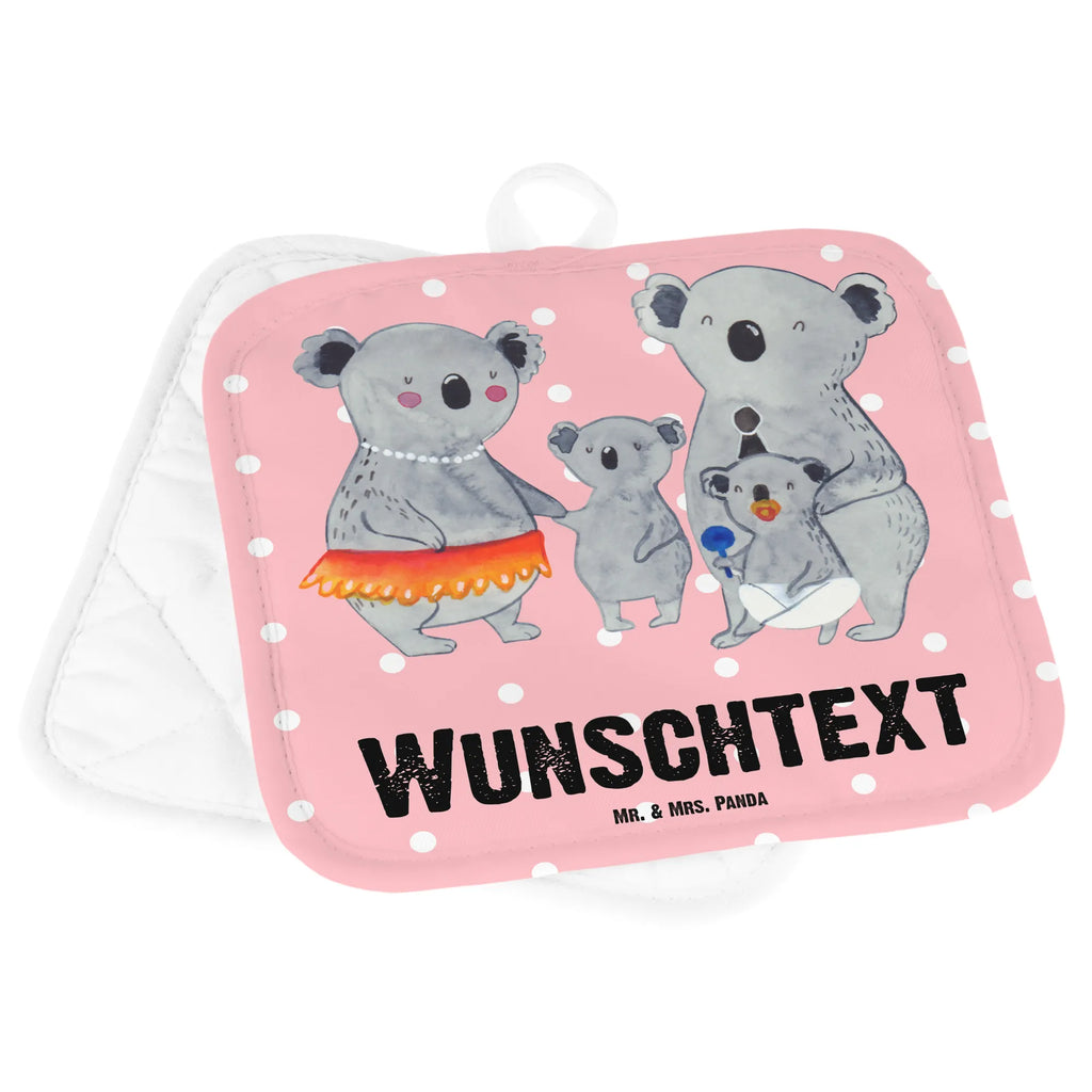 Personalisierte Topflappen Koala Familie Topflappen personalisiert, Personalisierte Topfuntersetzer, Personalisierter Ofenhandschuh, Topflappen Set personalisiert, Topflappen mit Namen, Namensaufdruck, Familie, Vatertag, Muttertag, Bruder, Schwester, Mama, Papa, Oma, Opa, Koala, Koalas, Family, Kinder, Geschwister, Familienleben