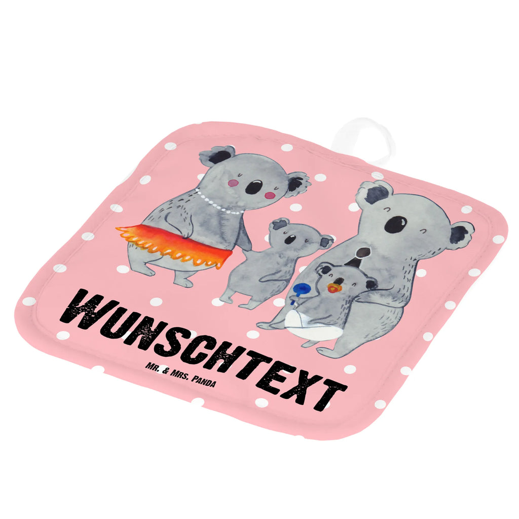 Personalisierte Topflappen Koala Familie Topflappen personalisiert, Personalisierte Topfuntersetzer, Personalisierter Ofenhandschuh, Topflappen Set personalisiert, Topflappen mit Namen, Namensaufdruck, Familie, Vatertag, Muttertag, Bruder, Schwester, Mama, Papa, Oma, Opa, Koala, Koalas, Family, Kinder, Geschwister, Familienleben