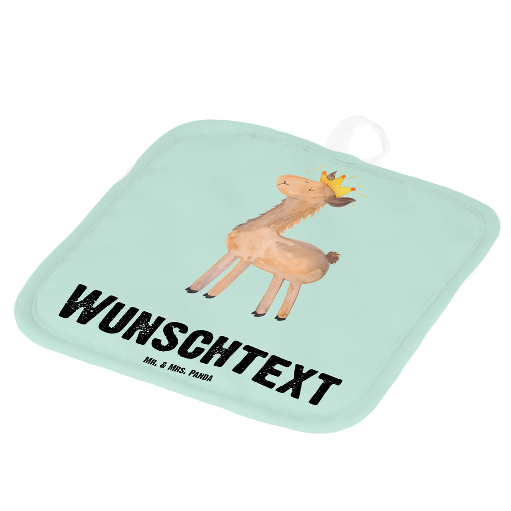 Personalisierte Topflappen Lama König Topflappen personalisiert, Personalisierte Topfuntersetzer, Personalisierter Ofenhandschuh, Topflappen Set personalisiert, Topflappen mit Namen, Namensaufdruck, Lama, Alpaka, Lamas, König, Königin, Freundin, Mama, Papa, Büro Kollege, Kollegin, Chef, Vorgesetzter, Abi, Abitur