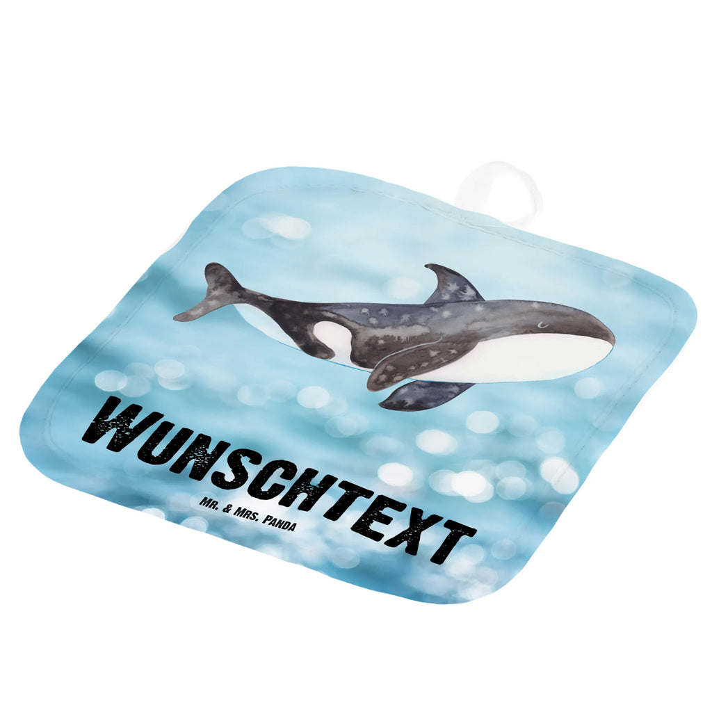 Personalisierte Topflappen Orca Topflappen personalisiert, Personalisierte Topfuntersetzer, Personalisierter Ofenhandschuh, Topflappen Set personalisiert, Topflappen mit Namen, Namensaufdruck, Meerestiere, Meer, Urlaub, Orca, Orcas, Killerwal, Wal, Möglichkeiten, Büro, Arbeit, Motivation, Selbstliebe, Neustart, Startup