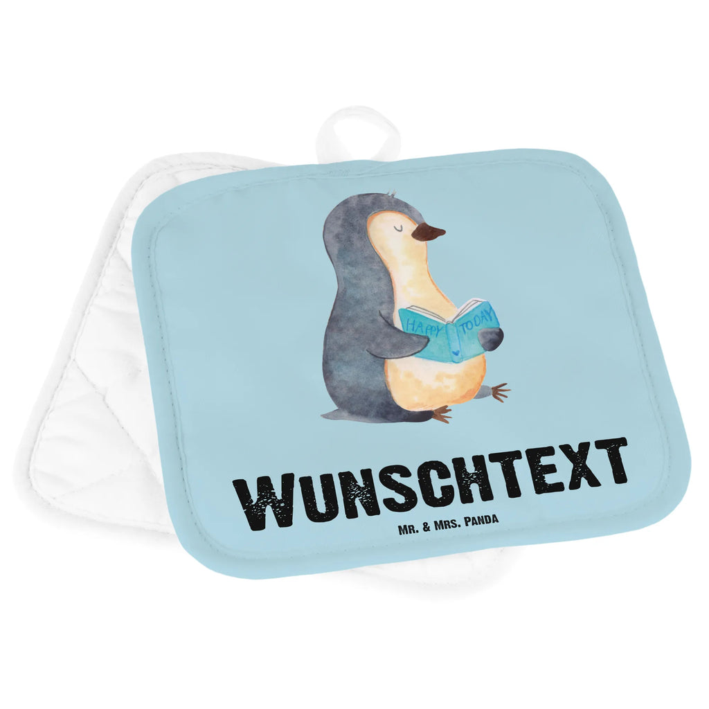 Personalisierte Topflappen Pinguin Buch Topflappen personalisiert, Personalisierte Topfuntersetzer, Personalisierter Ofenhandschuh, Topflappen Set personalisiert, Topflappen mit Namen, Namensaufdruck, Pinguin, Pinguine, Buch, Lesen, Bücherwurm, Nichtstun, Faulenzen, Ferien, Urlaub, Freizeit