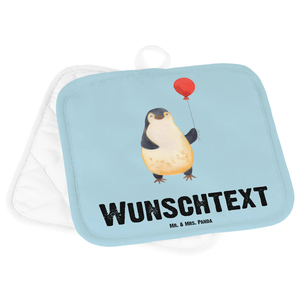 Personalisierte Topflappen Pinguin Luftballon Topflappen personalisiert, Personalisierte Topfuntersetzer, Personalisierter Ofenhandschuh, Topflappen Set personalisiert, Topflappen mit Namen, Namensaufdruck, Pinguin, Pinguine, Luftballon, Tagträume, Lebenslust, Geschenk Freundin, Geschenkidee, beste Freundin, Motivation, Neustart, neues Leben, Liebe, Glück