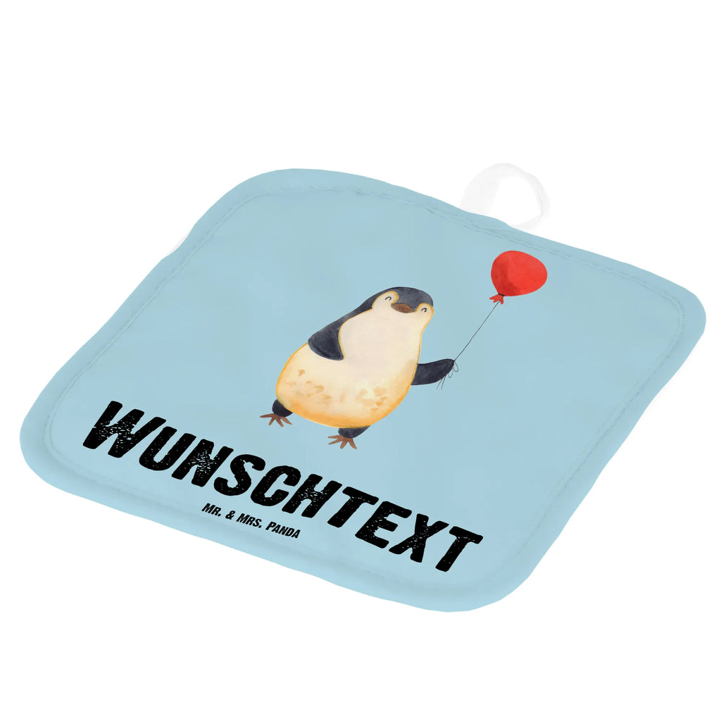 Personalisierte Topflappen Pinguin Luftballon Topflappen personalisiert, Personalisierte Topfuntersetzer, Personalisierter Ofenhandschuh, Topflappen Set personalisiert, Topflappen mit Namen, Namensaufdruck, Pinguin, Pinguine, Luftballon, Tagträume, Lebenslust, Geschenk Freundin, Geschenkidee, beste Freundin, Motivation, Neustart, neues Leben, Liebe, Glück