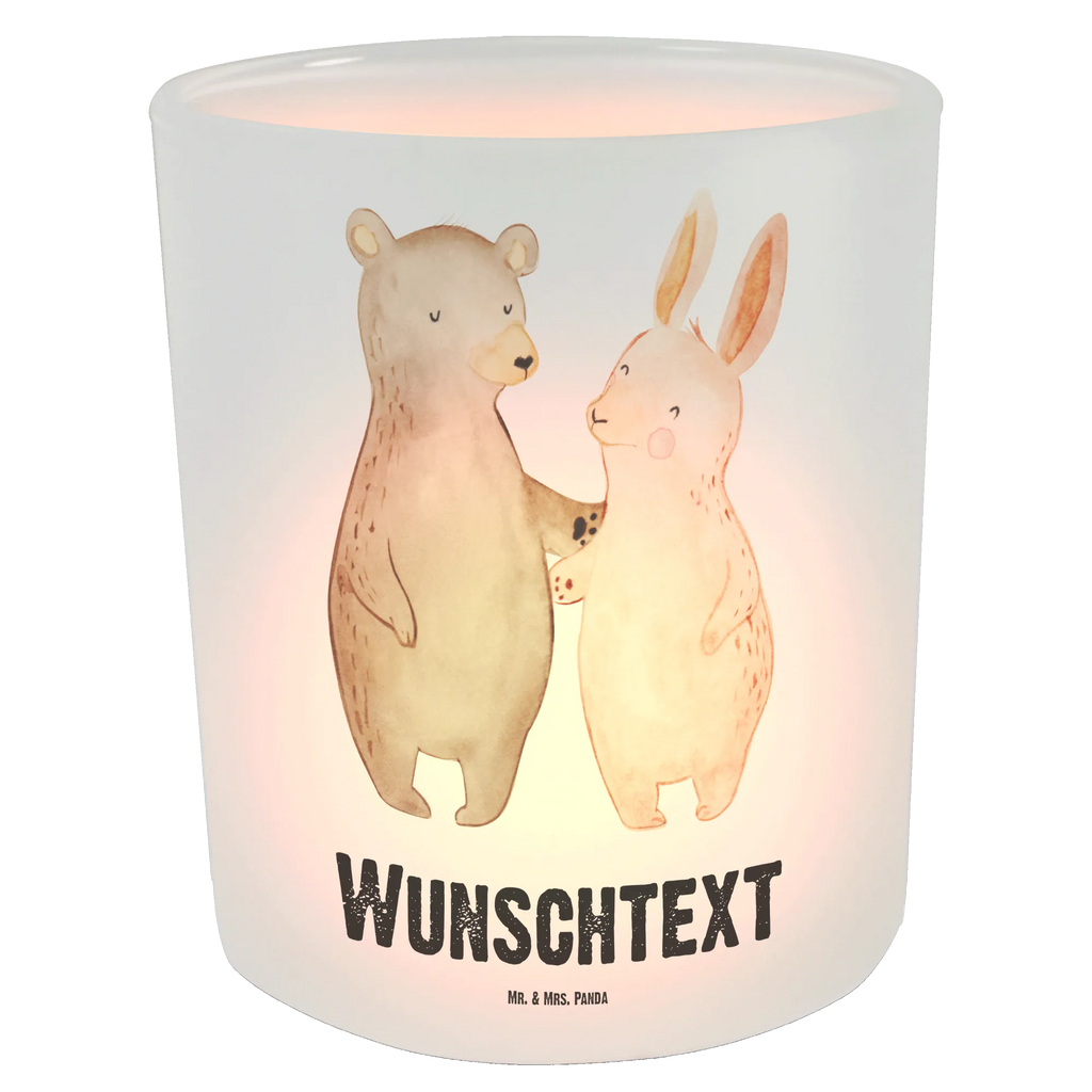 Personalisiertes Windlicht Bär Hase Umarmen Personalisiertes Windlicht, Personalisiertes Windlicht Glas, Personalisiertes Teelichtglas, Personalisierter Teelichthalter, Personalisiertes Kerzenglas, Personalisierte Kerze, Personalisiertes Teelicht, Windlicht mit Namen, Windlicht Glas mit Namen, Teelichtglas mit Namen, Teelichthalter mit Namen, Teelichter mit Namen, Kerzenglas mit Namen, Kerze mit Namen, Teelicht mit Namen, Namenspersonalisierung, Name, selbst gestalten, Wunschtext, Bedrucken, Liebe, Partner, Freund, Freundin, Ehemann, Ehefrau, Heiraten, Verlobung, Heiratsantrag, Liebesgeschenk, Jahrestag, Hocheitstag, Freunde, bester Freund, Hase, Bär, Bärchen, best friends