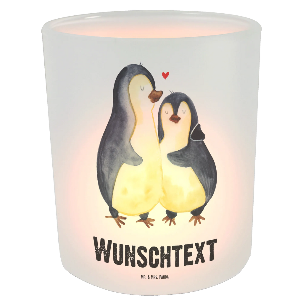 Personalisiertes Windlicht Pinguin umarmend Personalisiertes Windlicht, Personalisiertes Windlicht Glas, Personalisiertes Teelichtglas, Personalisierter Teelichthalter, Personalisiertes Kerzenglas, Personalisierte Kerze, Personalisiertes Teelicht, Windlicht mit Namen, Windlicht Glas mit Namen, Teelichtglas mit Namen, Teelichthalter mit Namen, Teelichter mit Namen, Kerzenglas mit Namen, Kerze mit Namen, Teelicht mit Namen, Namenspersonalisierung, Name, selbst gestalten, Wunschtext, Bedrucken, Pinguin, Liebe, Liebespaar, Liebesbeweis, Liebesgeschenk, Verlobung, Jahrestag, Hochzeitstag, Hochzeit, Hochzeitsgeschenk