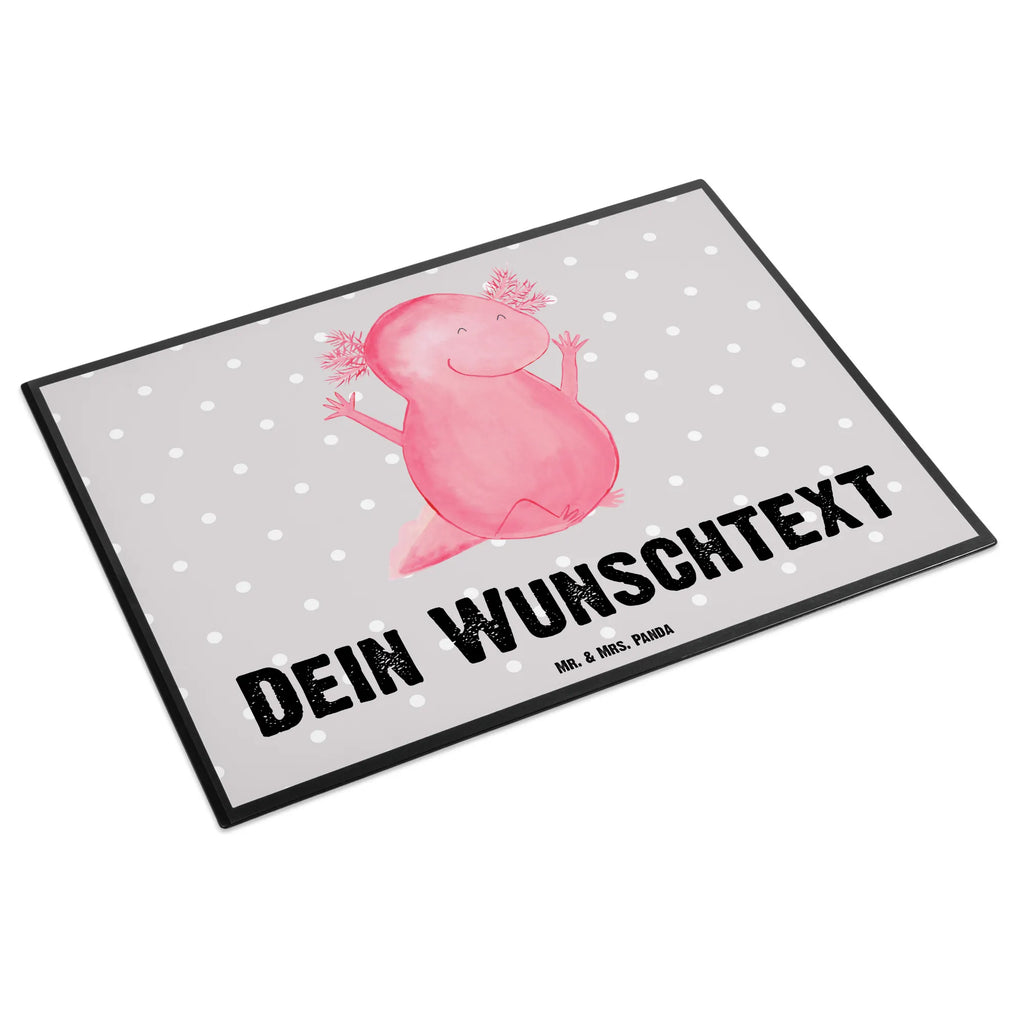 Personalisierte Schreibtischunterlage Axolotl Hurra Personalisierte Schreibunterlage, Personalisierte Schreibtischauflage, Personalisierte Schreibtisch Unterlagen, Schreibunterlage mit Namen, Schreibtischauflage mit Namen, Schreibtisch Unterlagen mit Namen, Selbst gestalten, Namensaufdruck, Namenspersonalisierung, Axolotl, Molch, Axolot, Schwanzlurch, Lurch, Lurche, fröhlich, Spaß, Freude, Motivation, Zufriedenheit