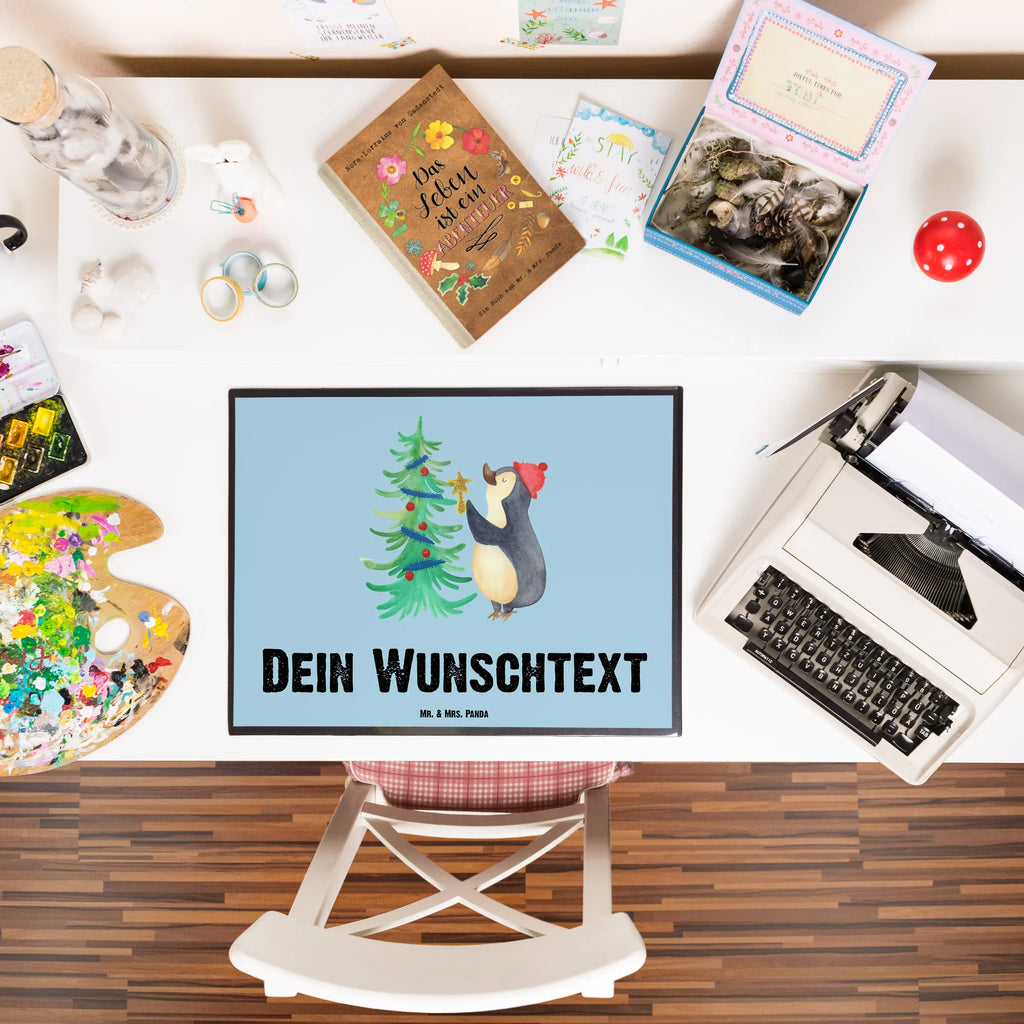 Personalisierte Schreibtischunterlage Pinguin Weihnachtsbaum Personalisierte Schreibunterlage, Personalisierte Schreibtischauflage, Personalisierte Schreibtisch Unterlagen, Schreibunterlage mit Namen, Schreibtischauflage mit Namen, Schreibtisch Unterlagen mit Namen, Selbst gestalten, Namensaufdruck, Namenspersonalisierung, Winter, Weihnachten, Weihnachtsdeko, Nikolaus, Advent, Heiligabend, Wintermotiv, Pinguin