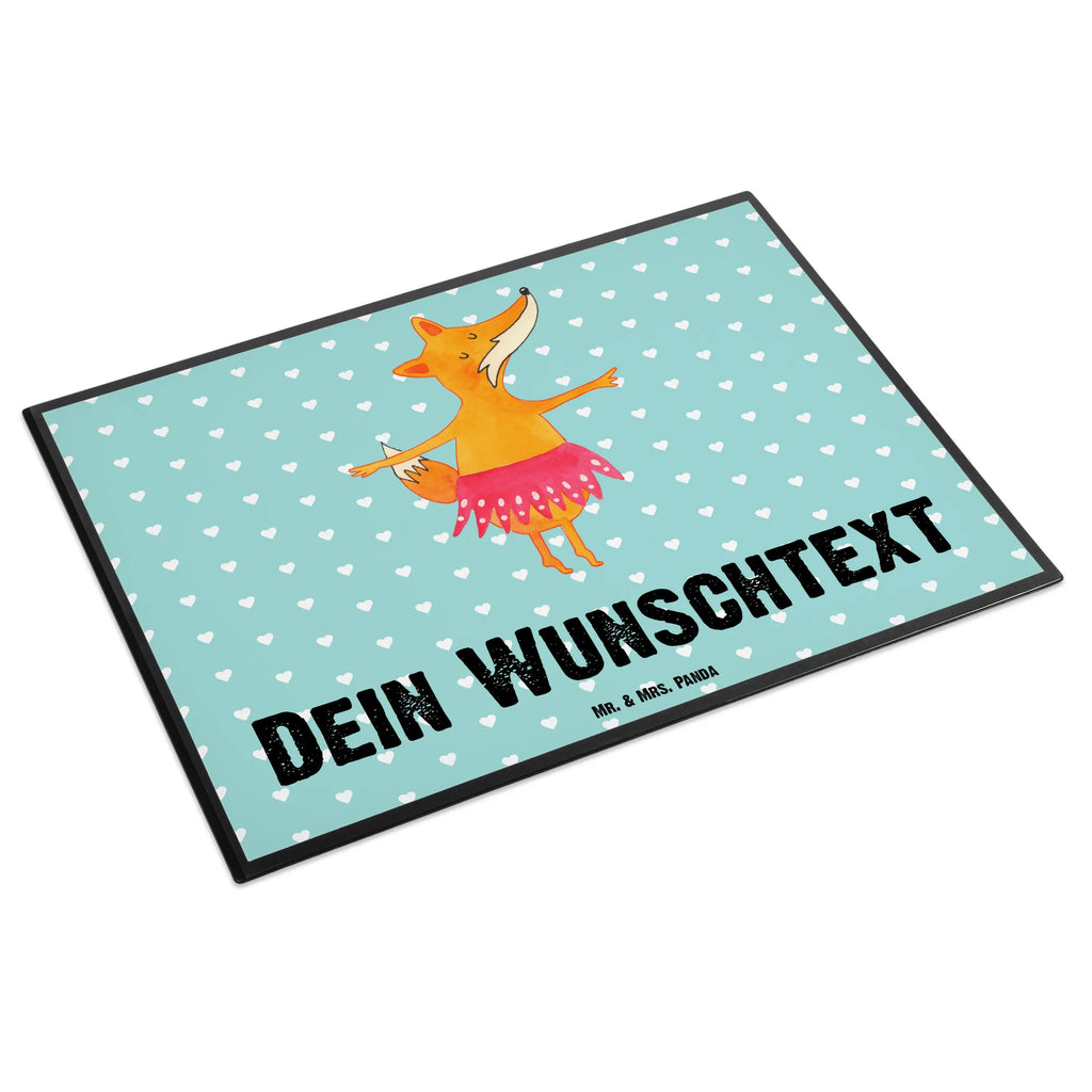 Personalisierte Schreibtischunterlage Fuchs Ballerina Personalisierte Schreibunterlage, Personalisierte Schreibtischauflage, Personalisierte Schreibtisch Unterlagen, Schreibunterlage mit Namen, Schreibtischauflage mit Namen, Schreibtisch Unterlagen mit Namen, Selbst gestalten, Namensaufdruck, Namenspersonalisierung, Fuchs, Fuchs Spruch, Füchse, Füchsin, Ballerina, Ballett, Tänzerin, Tanzen, Party, Einladung, Geburtstag