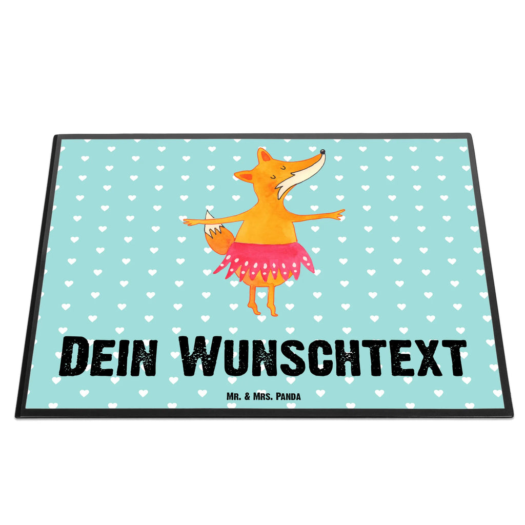 Personalisierte Schreibtischunterlage Fuchs Ballerina Personalisierte Schreibunterlage, Personalisierte Schreibtischauflage, Personalisierte Schreibtisch Unterlagen, Schreibunterlage mit Namen, Schreibtischauflage mit Namen, Schreibtisch Unterlagen mit Namen, Selbst gestalten, Namensaufdruck, Namenspersonalisierung, Fuchs, Fuchs Spruch, Füchse, Füchsin, Ballerina, Ballett, Tänzerin, Tanzen, Party, Einladung, Geburtstag