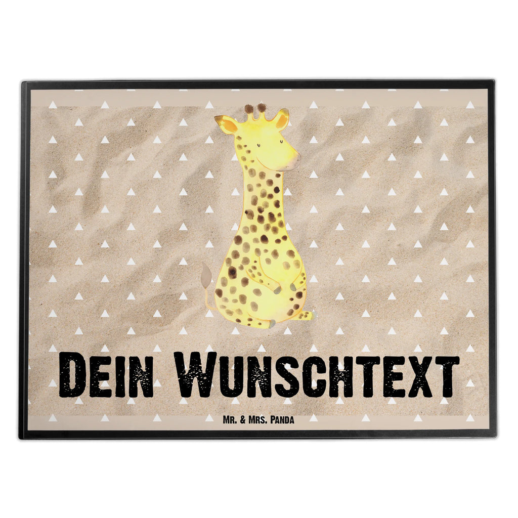 Personalisierte Schreibtischunterlage Giraffe Zufrieden Personalisierte Schreibunterlage, Personalisierte Schreibtischauflage, Personalisierte Schreibtisch Unterlagen, Schreibunterlage mit Namen, Schreibtischauflage mit Namen, Schreibtisch Unterlagen mit Namen, Selbst gestalten, Namensaufdruck, Namenspersonalisierung, Afrika, Wildtiere, Giraffe, Zufrieden, Glück, Abenteuer