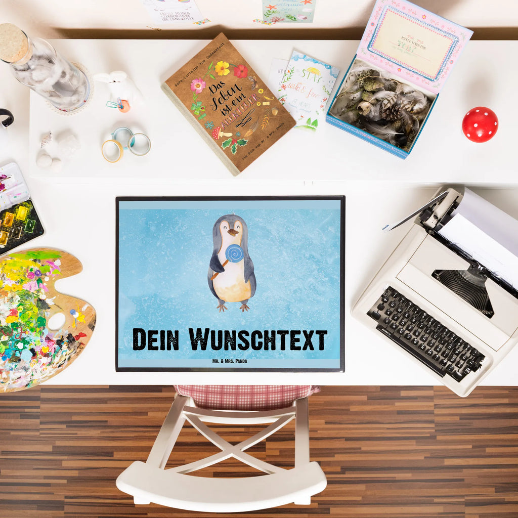 Personalisierte Schreibtischunterlage Pinguin Lolli Personalisierte Schreibunterlage, Personalisierte Schreibtischauflage, Personalisierte Schreibtisch Unterlagen, Schreibunterlage mit Namen, Schreibtischauflage mit Namen, Schreibtisch Unterlagen mit Namen, Selbst gestalten, Namensaufdruck, Namenspersonalisierung, Pinguin, Pinguine, Lolli, Süßigkeiten, Blödsinn, Spruch, Rebell, Gauner, Ganove, Rabauke