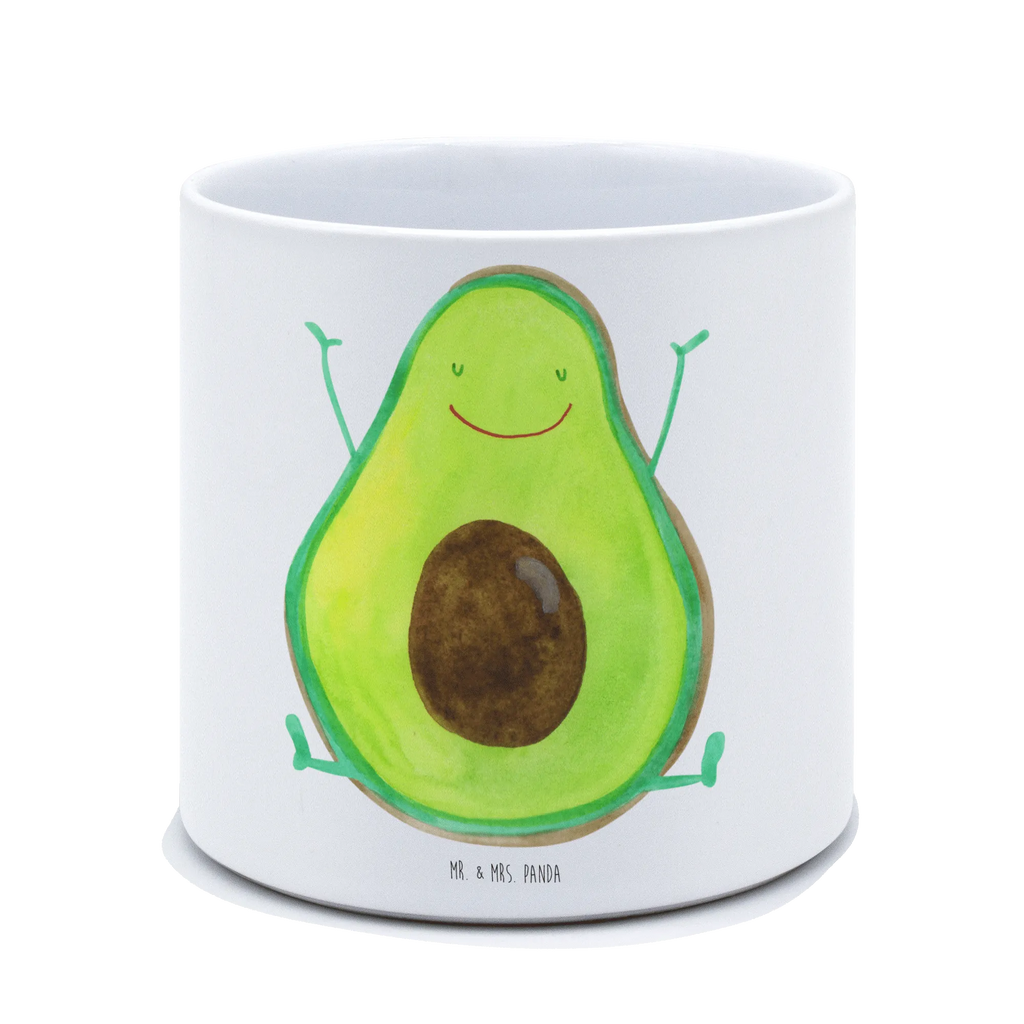 XL Blumentopf Avocado Glücklich Bumentopf, Xl Blumentopf, Blumentopf Gross, Übertopf, Pflanztopf, Keramiktopf, Kräutertopf, Topf, Pflanzkübel, Blumenübertopf, Avocado, Veggie, Vegan, Gesund, Chaos