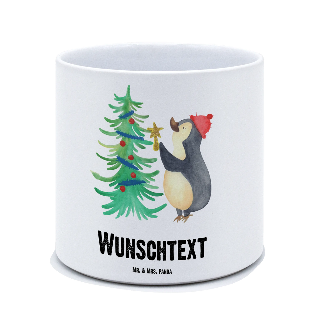 Personalisierter XL Blumentopf Pinguin Weihnachtsbaum Personalisierter Blumentopf, Personalisierter Übertopf, Personalisierter Pflanztopf, Personalisierter Keramiktopf, Personalisierter Kräutertopf, Personalisierter Topf, Personalisierter Pflanzkübel, Personalisierter Blumenübertopf, Winter, Weihnachten, Weihnachtsdeko, Nikolaus, Advent, Heiligabend, Wintermotiv, Pinguin