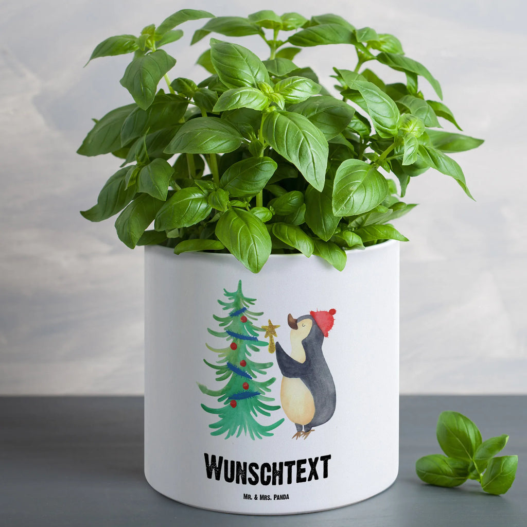 Personalisierter XL Blumentopf Pinguin Weihnachtsbaum Personalisierter Blumentopf, Personalisierter Übertopf, Personalisierter Pflanztopf, Personalisierter Keramiktopf, Personalisierter Kräutertopf, Personalisierter Topf, Personalisierter Pflanzkübel, Personalisierter Blumenübertopf, Winter, Weihnachten, Weihnachtsdeko, Nikolaus, Advent, Heiligabend, Wintermotiv, Pinguin