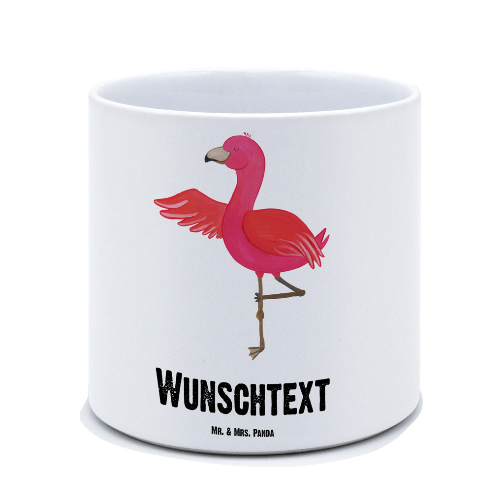 Personalisierter XL Blumentopf Flamingo Yoga Personalisierter Blumentopf, Personalisierter Übertopf, Personalisierter Pflanztopf, Personalisierter Keramiktopf, Personalisierter Kräutertopf, Personalisierter Topf, Personalisierter Pflanzkübel, Personalisierter Blumenübertopf, Flamingo, Vogel, Yoga, Namaste, Achtsamkeit, Yoga-Übung, Entspannung, Ärger, Aufregen, Tiefenentspannung