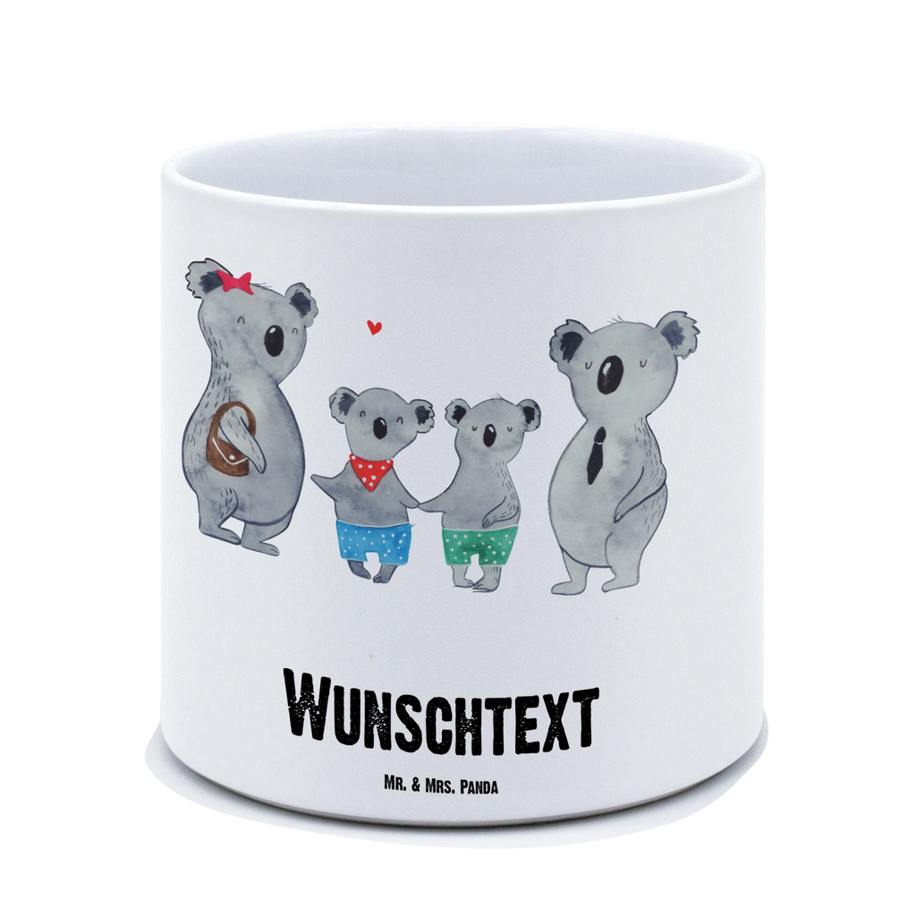 Personalisierter XL Blumentopf Koala Familie zwei Personalisierter Blumentopf, Personalisierter Übertopf, Personalisierter Pflanztopf, Personalisierter Keramiktopf, Personalisierter Kräutertopf, Personalisierter Topf, Personalisierter Pflanzkübel, Personalisierter Blumenübertopf, Familie, Vatertag, Muttertag, Bruder, Schwester, Mama, Papa, Oma, Opa, Koala, Koalabär, beste Familie, Familienzeit, Familienleben, Koalafamilie, Lieblingsfamilie