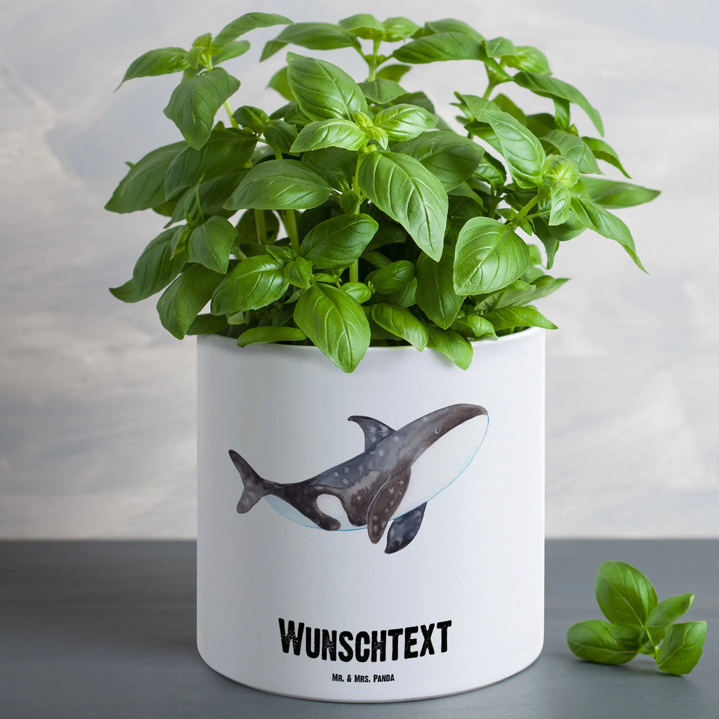 Personalisierter XL Blumentopf Orca Personalisierter Blumentopf, Personalisierter Übertopf, Personalisierter Pflanztopf, Personalisierter Keramiktopf, Personalisierter Kräutertopf, Personalisierter Topf, Personalisierter Pflanzkübel, Personalisierter Blumenübertopf, Meerestiere, Meer, Urlaub, Orca, Orcas, Killerwal, Wal, Möglichkeiten, Büro, Arbeit, Motivation, Selbstliebe, Neustart, Startup