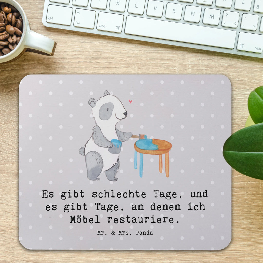 Mauspad Panda Möbel restaurieren Mousepad, Computer zubehör, Büroausstattung, PC Zubehör, Arbeitszimmer, Mauspad, Einzigartiges Mauspad, Designer Mauspad, Mausunterlage, Mauspad Büro, Geschenk, Sport, Sportart, Hobby, Schenken, Danke, Dankeschön, Auszeichnung, Gewinn, Sportler, Möbel restaurieren, antike Möbel restaurieren, Handwerk, Restaurator