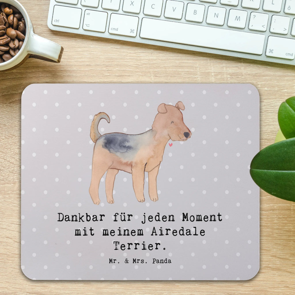 Mauspad Airedale Terrier Moment Mousepad, Computer zubehör, Büroausstattung, PC Zubehör, Arbeitszimmer, Mauspad, Einzigartiges Mauspad, Designer Mauspad, Mausunterlage, Mauspad Büro, Hund, Hunderasse, Rassehund, Hundebesitzer, Geschenk, Tierfreund, Schenken, Welpe, Airedale Terrier