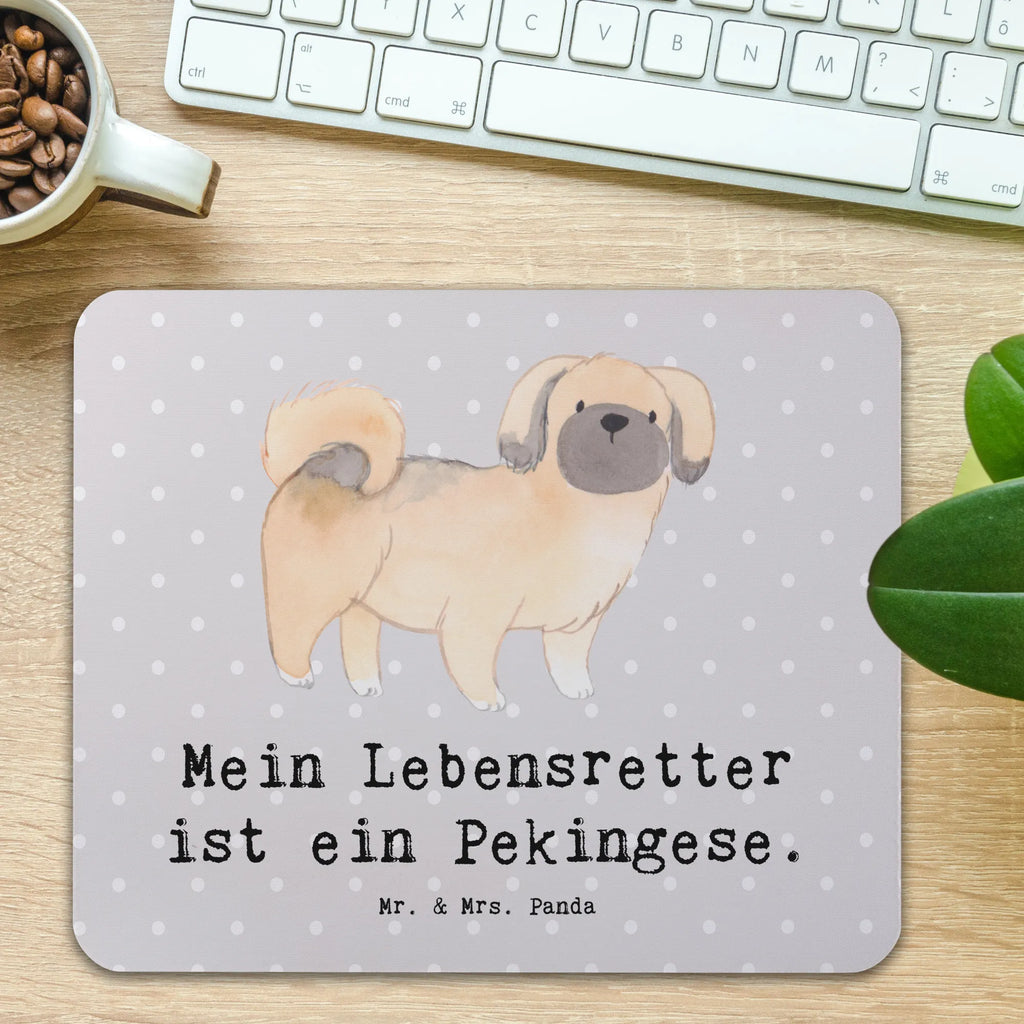 Mauspad Pekingese Lebensretter Mousepad, Computer zubehör, Büroausstattung, PC Zubehör, Arbeitszimmer, Mauspad, Einzigartiges Mauspad, Designer Mauspad, Mausunterlage, Mauspad Büro, Hund, Hunderasse, Rassehund, Hundebesitzer, Geschenk, Tierfreund, Schenken, Welpe, Pekingese, Pekinese, Peking-Palasthund